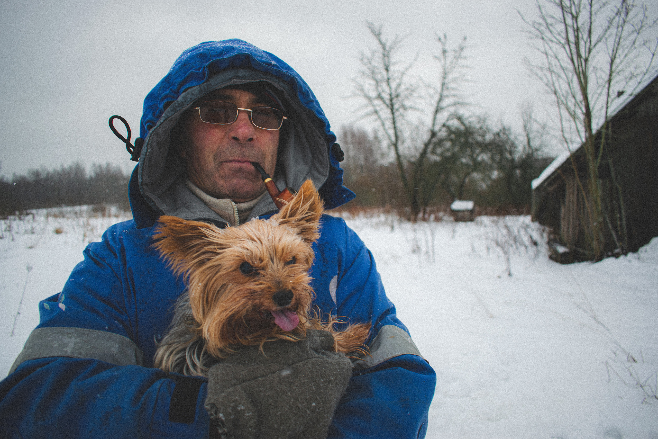 История в зимней деревне. Фотограф в Санкт-Петербурге