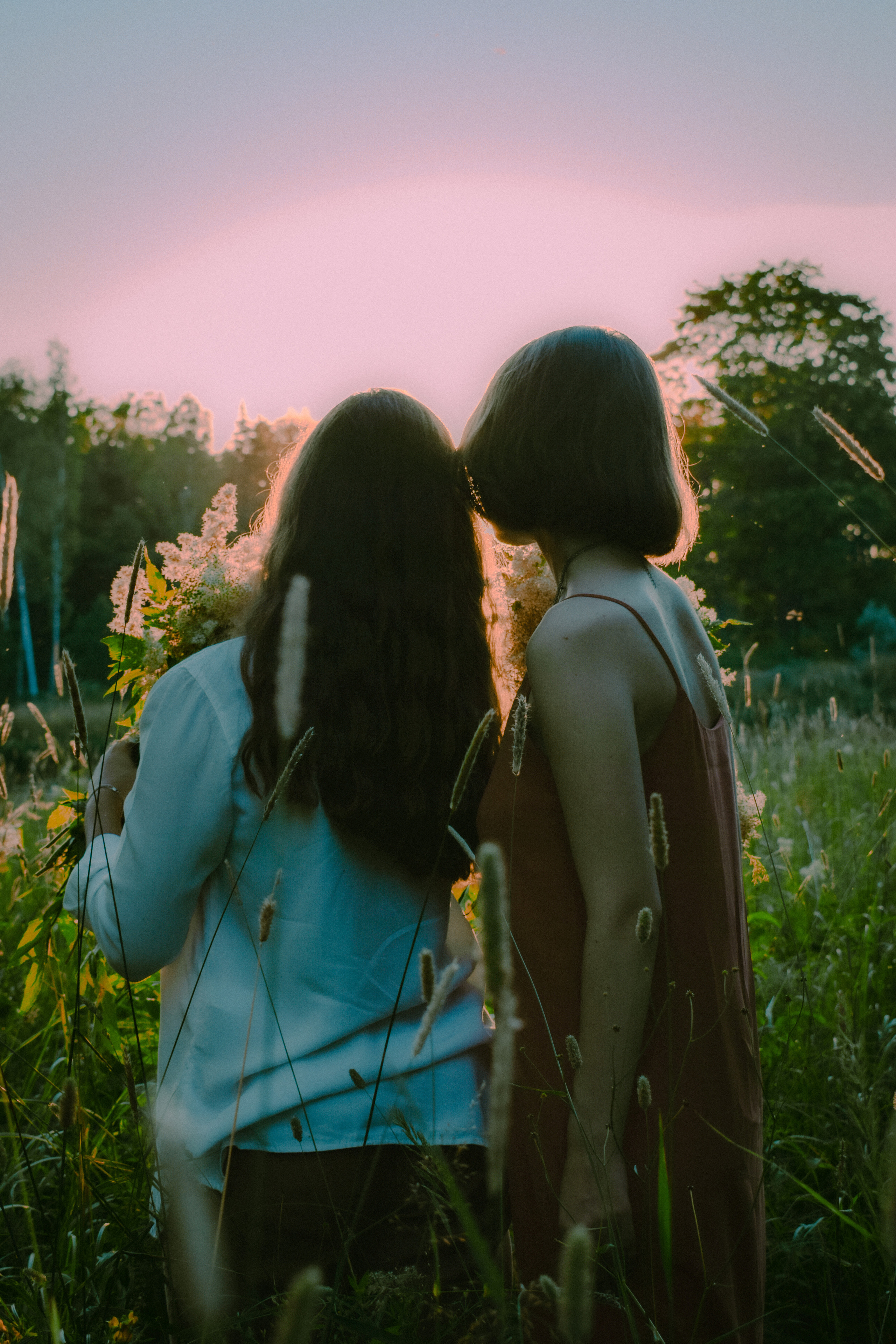 История Марины и Насти в Александровском парке. Фотограф в Санкт-Петербурге