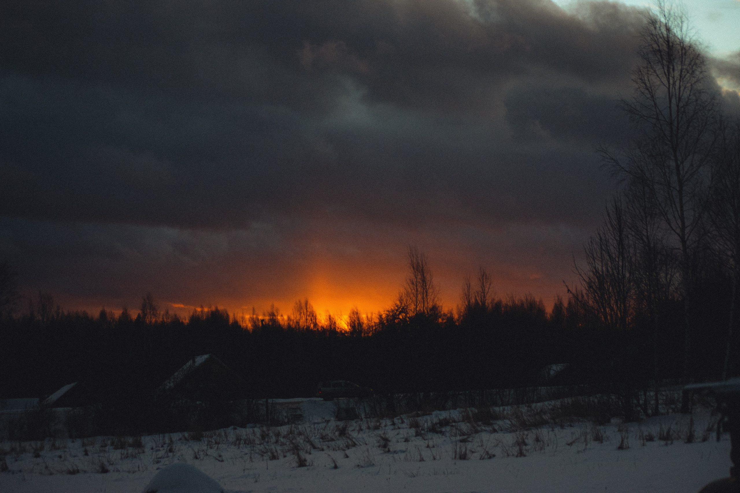 История в зимней деревне. Фотограф в Санкт-Петербурге