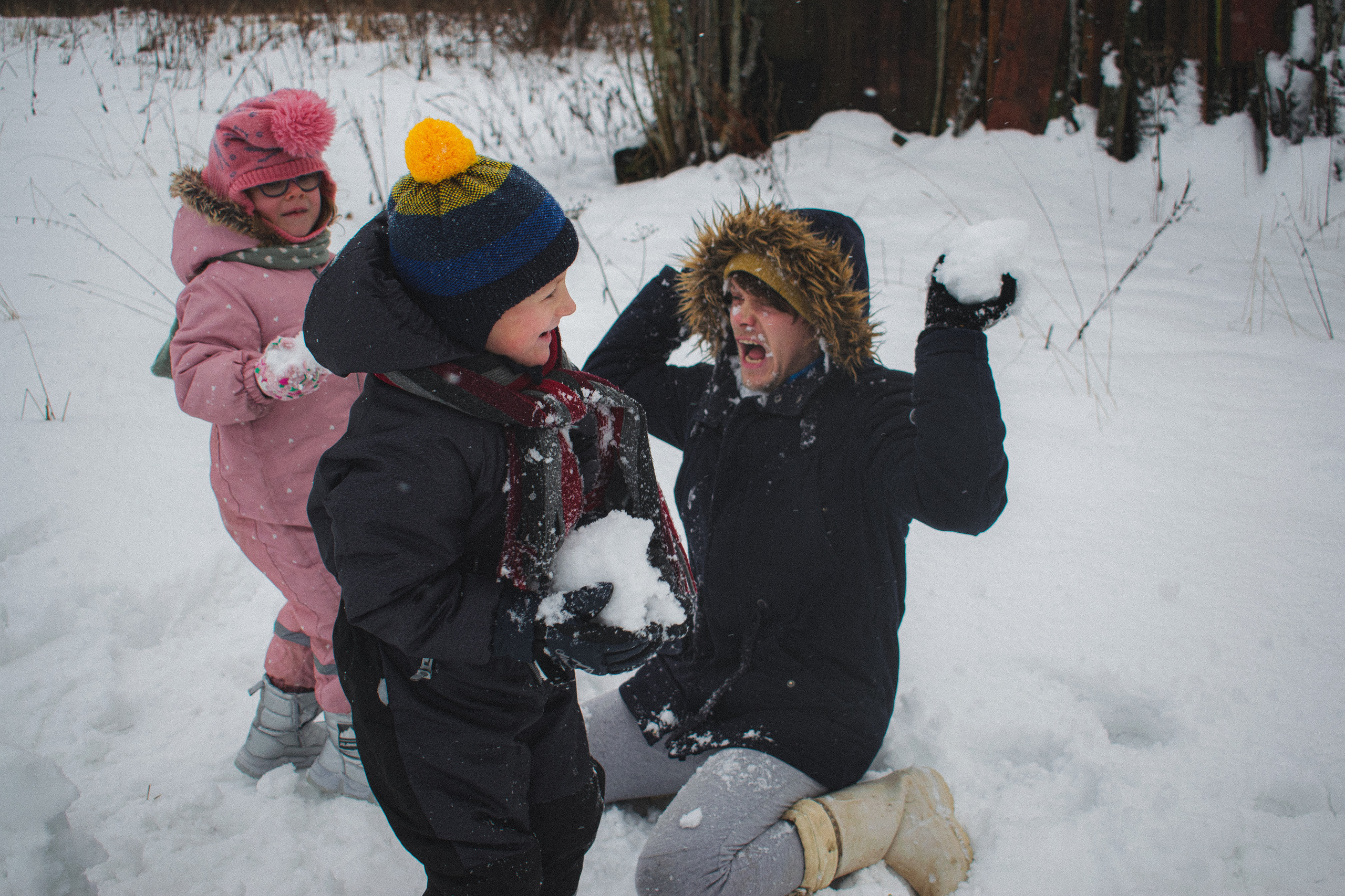 История в зимней деревне. Фотограф в Санкт-Петербурге