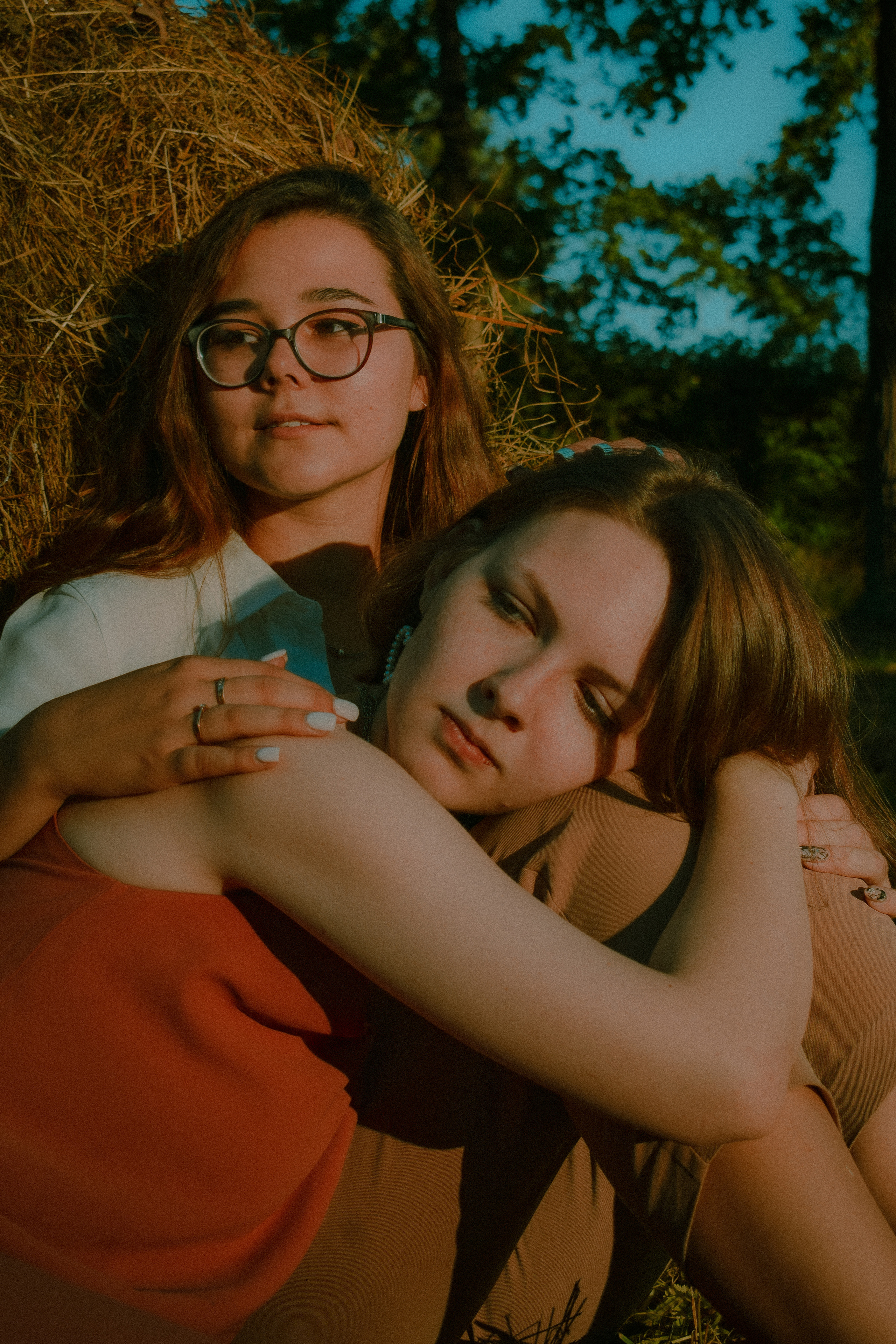 История Марины и Насти в Александровском парке. Фотограф в Санкт-Петербурге