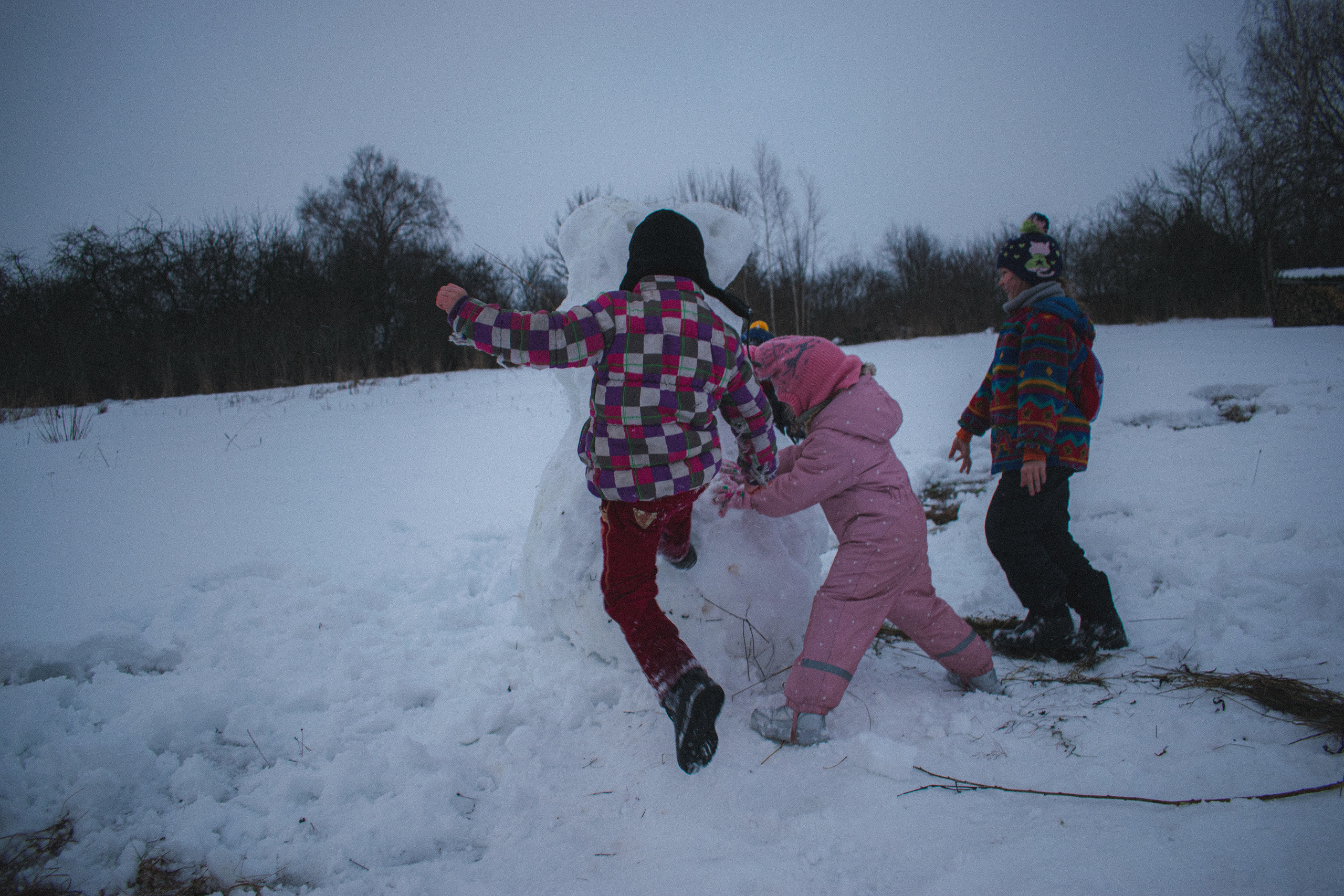 История в зимней деревне. Фотограф в Санкт-Петербурге