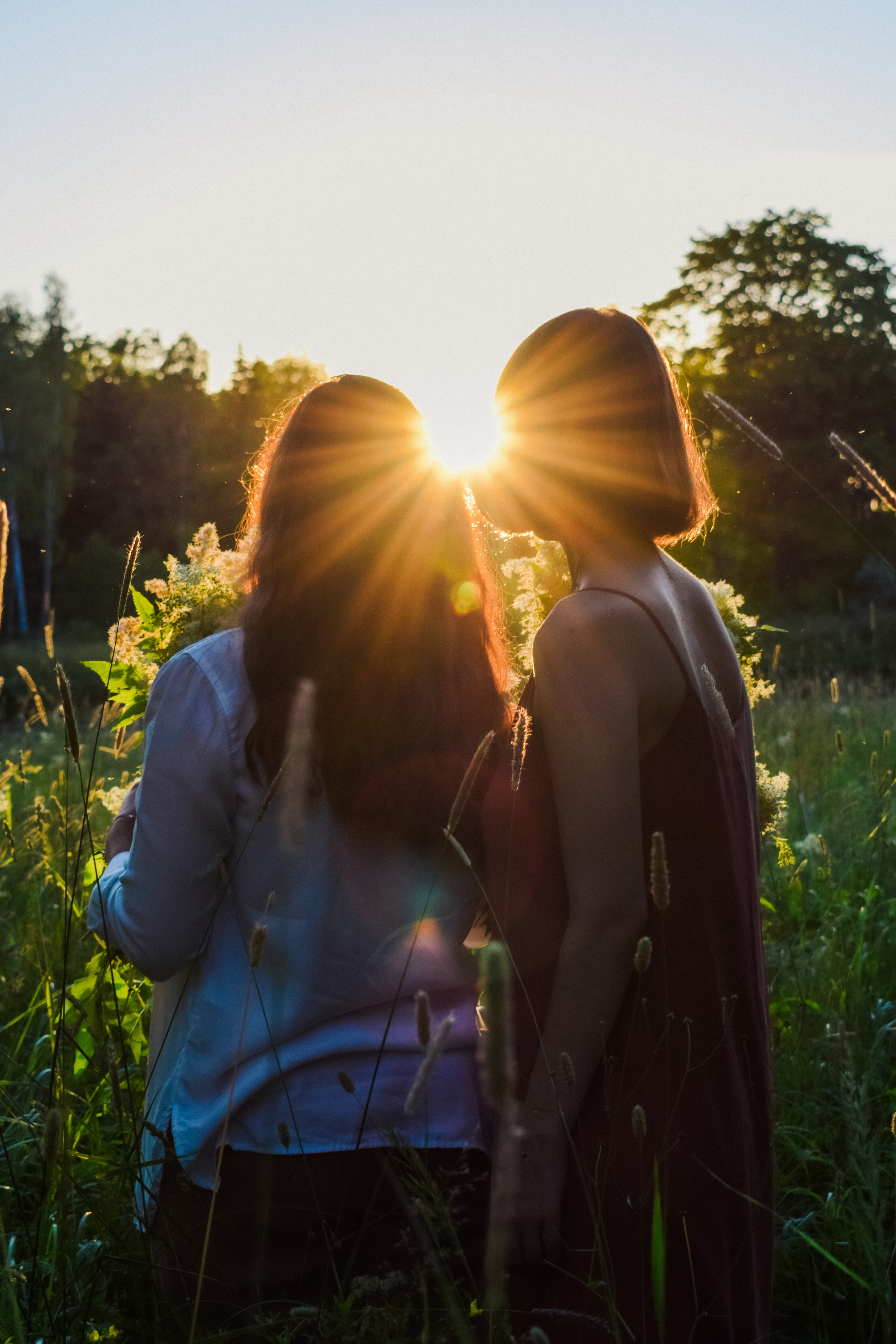 История Марины и Насти в Александровском парке. Фотограф в Санкт-Петербурге