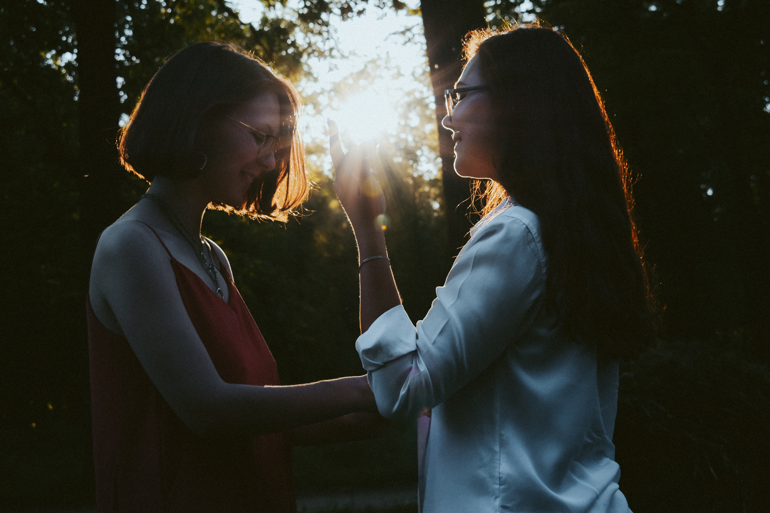 История Марины и Насти в Александровском парке. Фотограф в Санкт-Петербурге