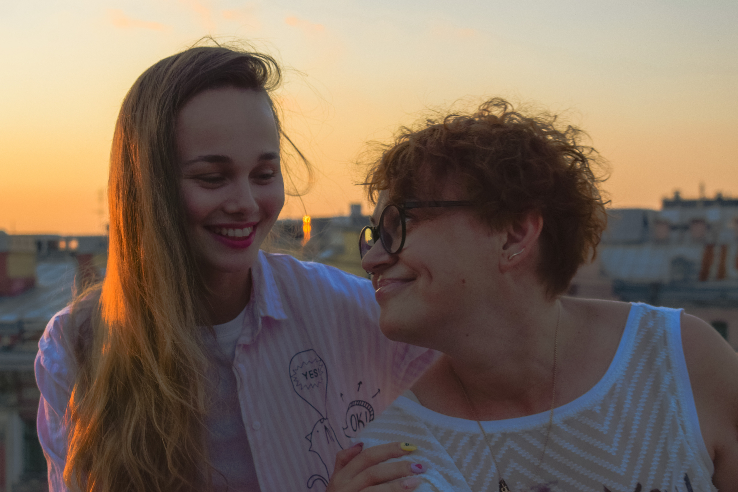 Белые ночи Алины и Евгении. Фотограф в Санкт-Петербурге