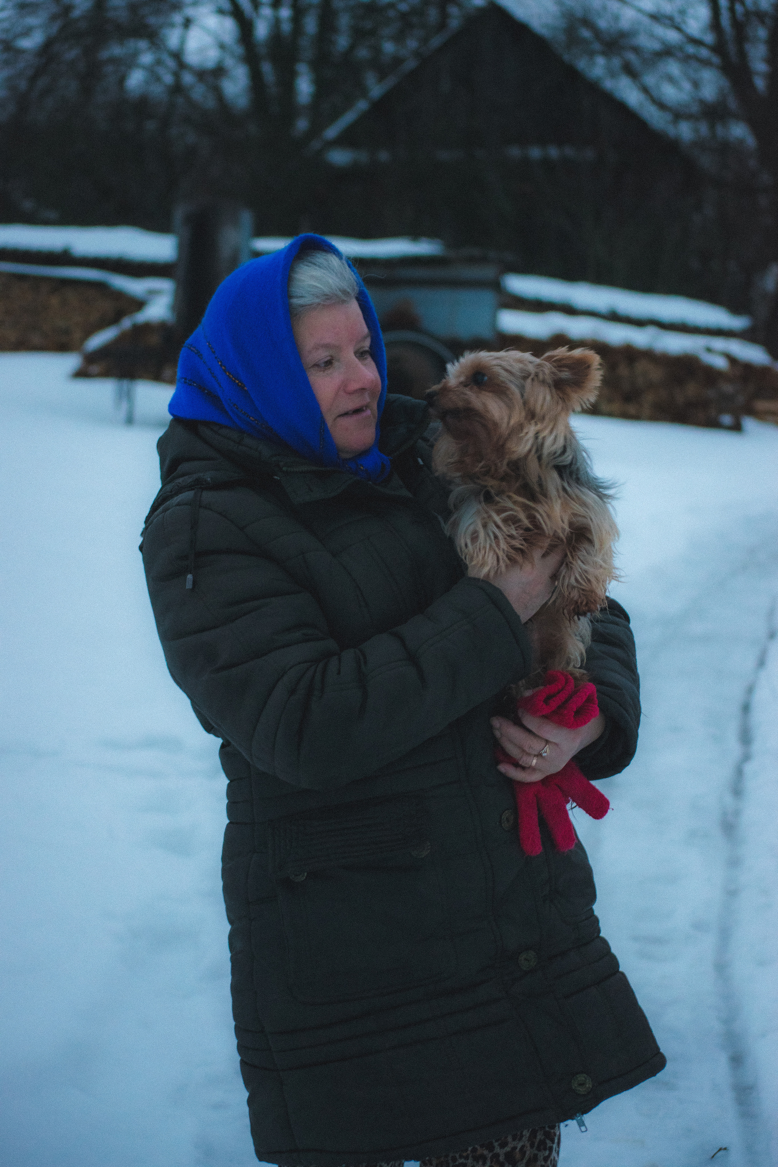 История в зимней деревне. Фотограф в Санкт-Петербурге