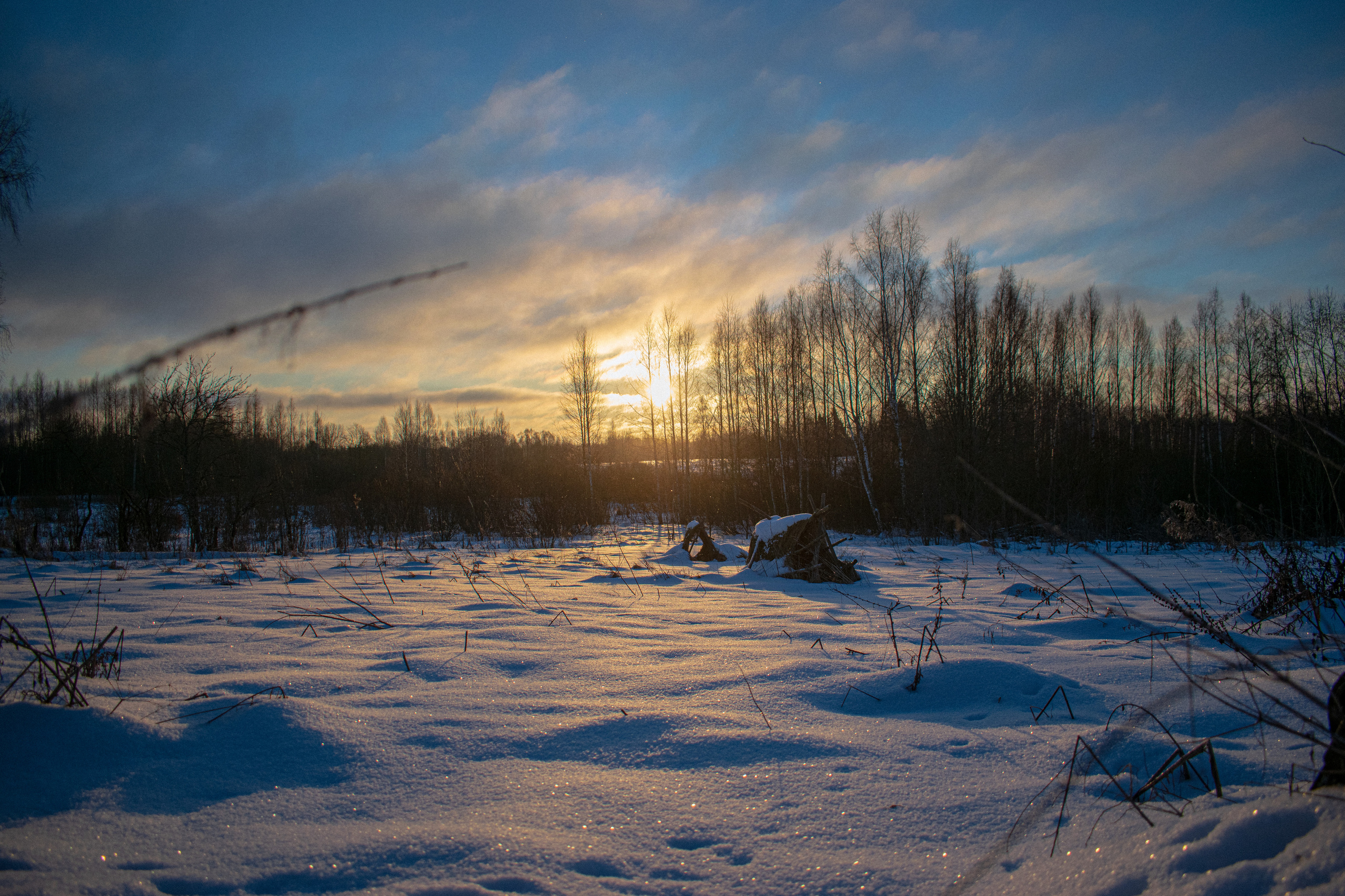 История в зимней деревне. Фотограф в Санкт-Петербурге