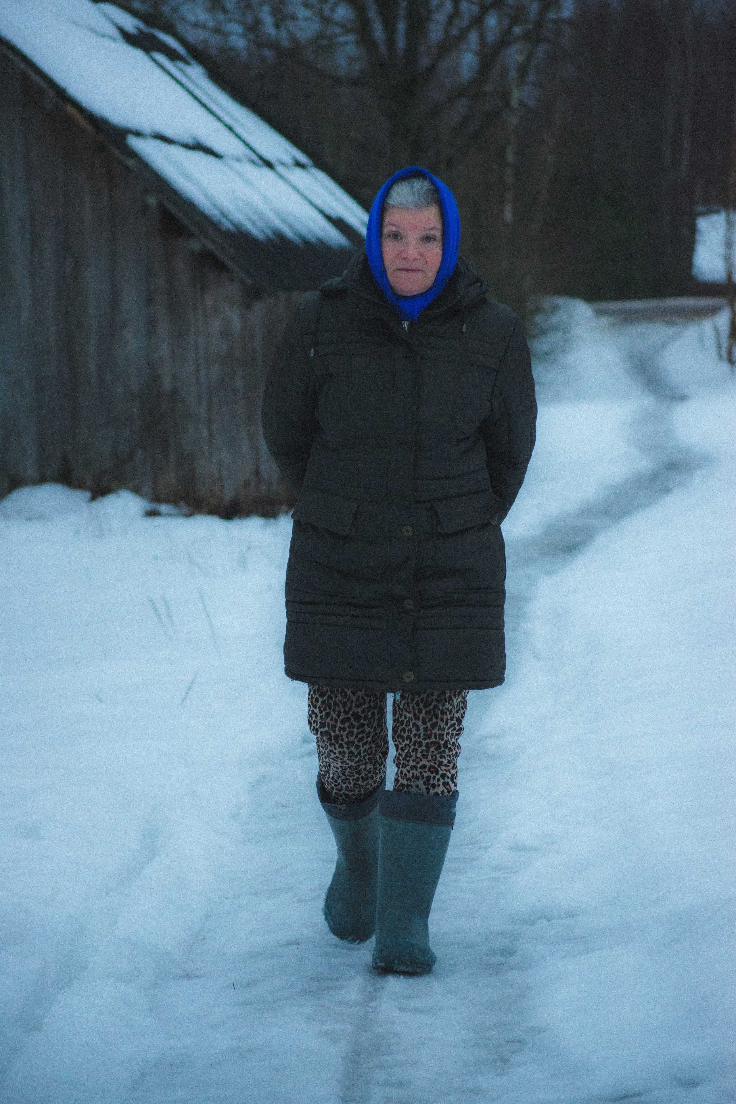 История в зимней деревне. Фотограф в Санкт-Петербурге