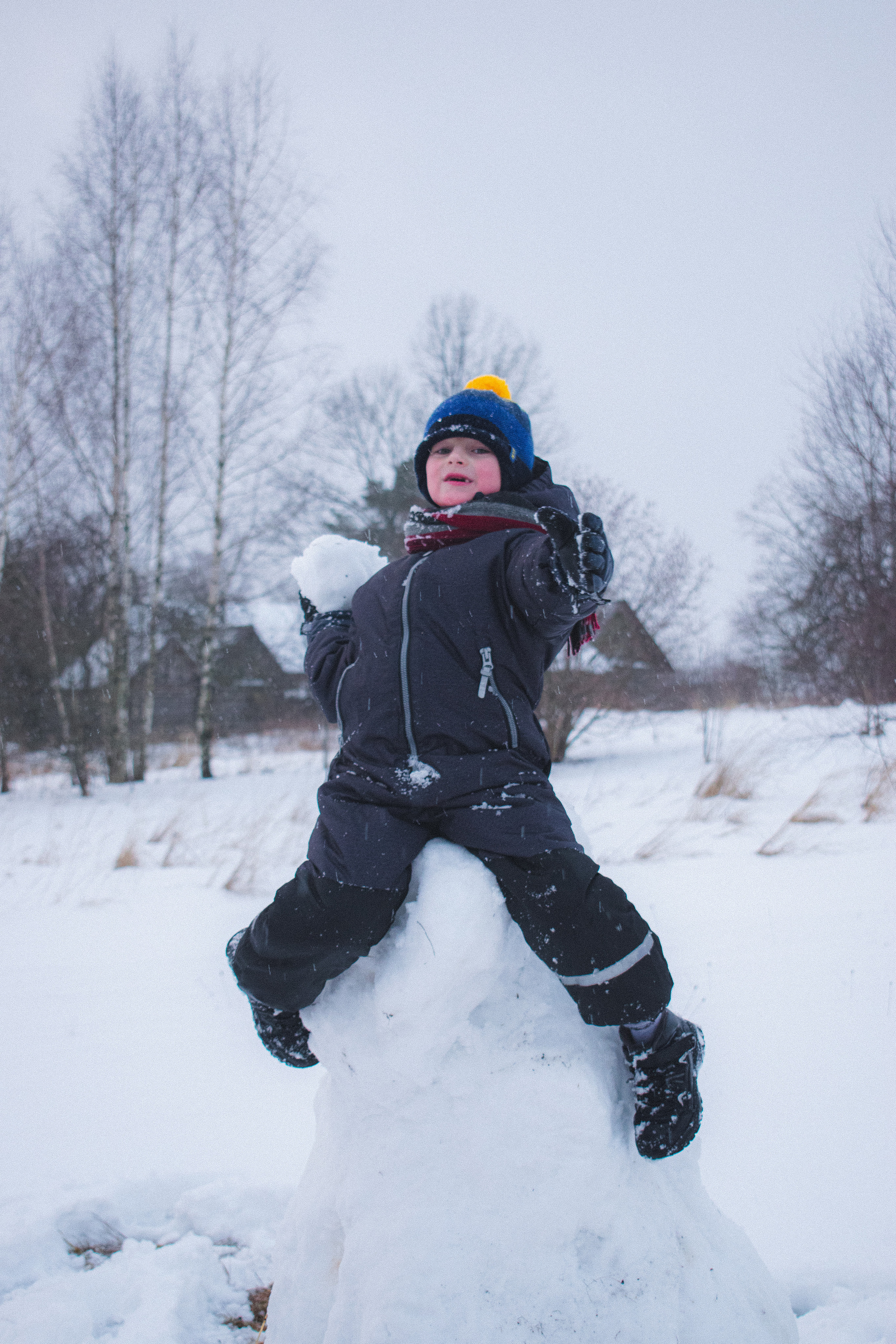 История в зимней деревне. Фотограф в Санкт-Петербурге
