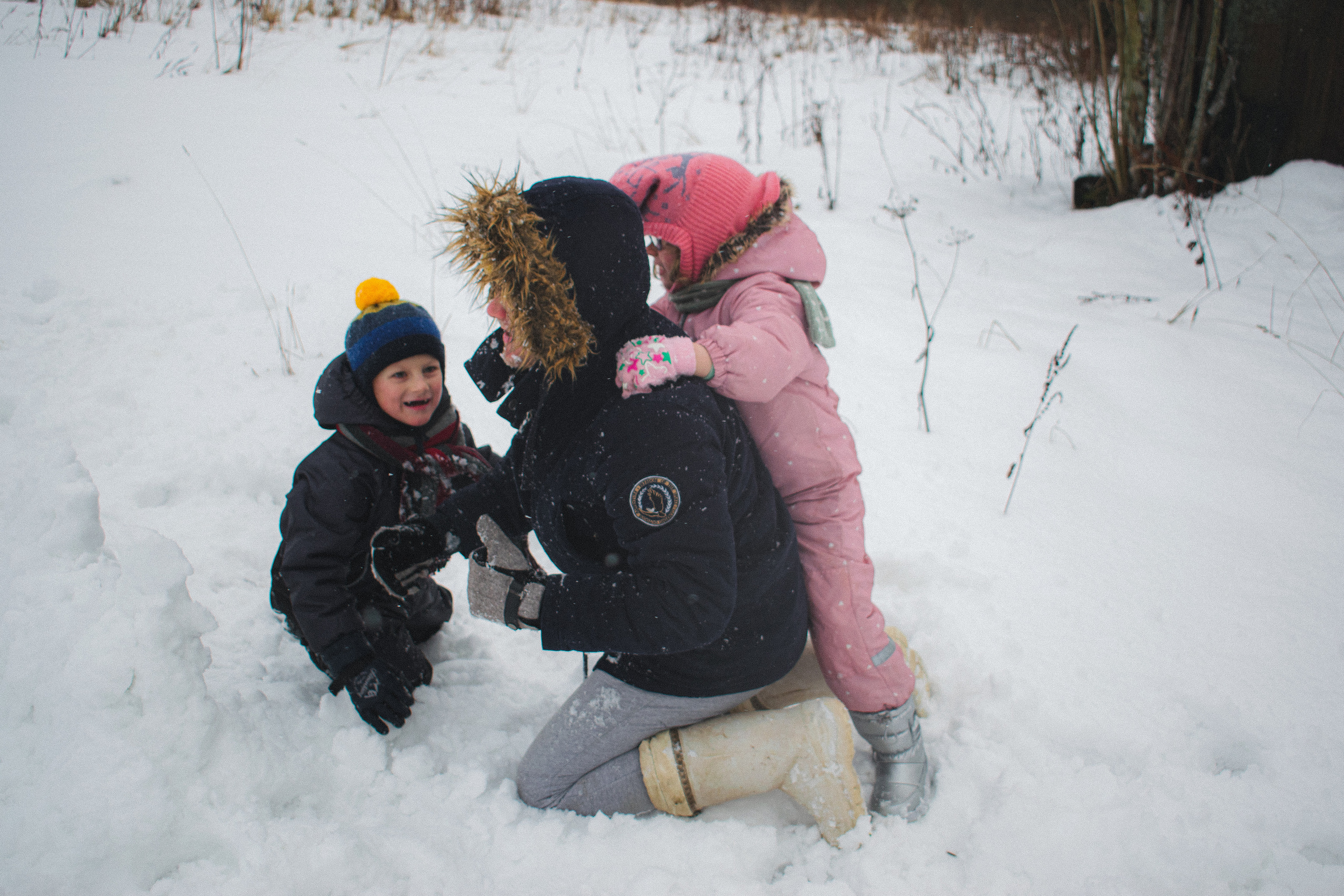 История в зимней деревне. Фотограф в Санкт-Петербурге