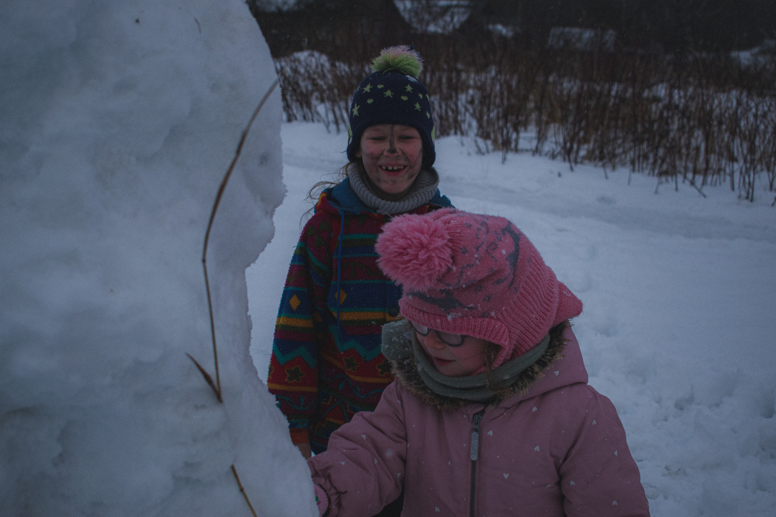 История в зимней деревне. Фотограф в Санкт-Петербурге
