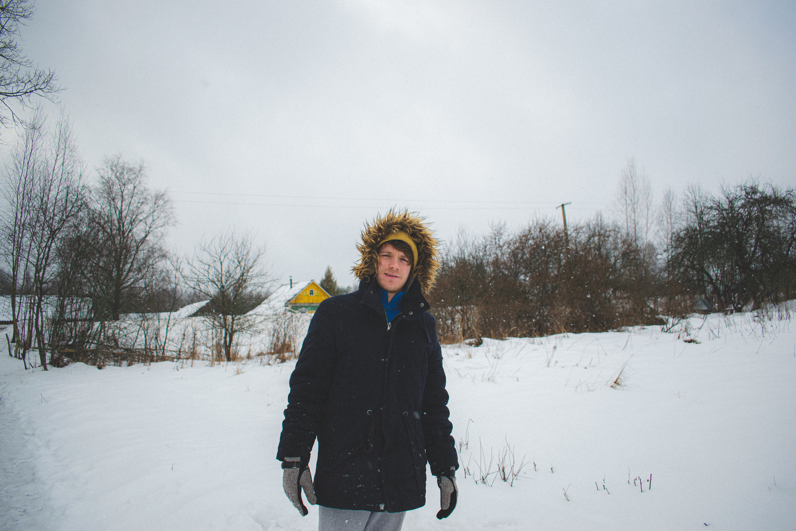 История в зимней деревне. Фотограф в Санкт-Петербурге