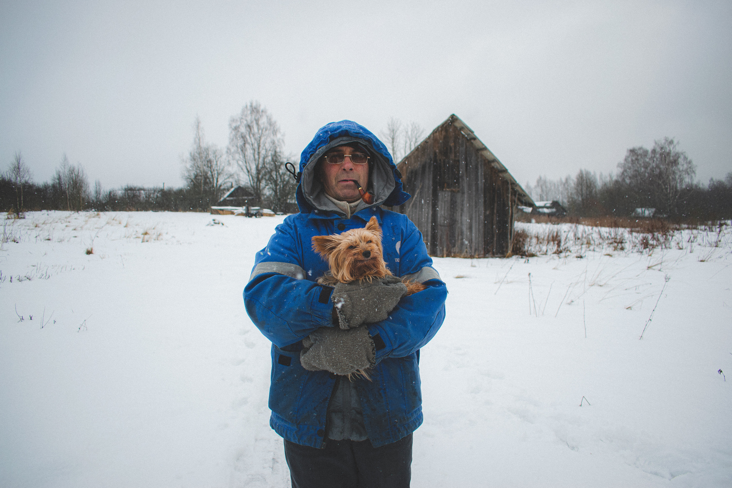 История в зимней деревне. Фотограф в Санкт-Петербурге