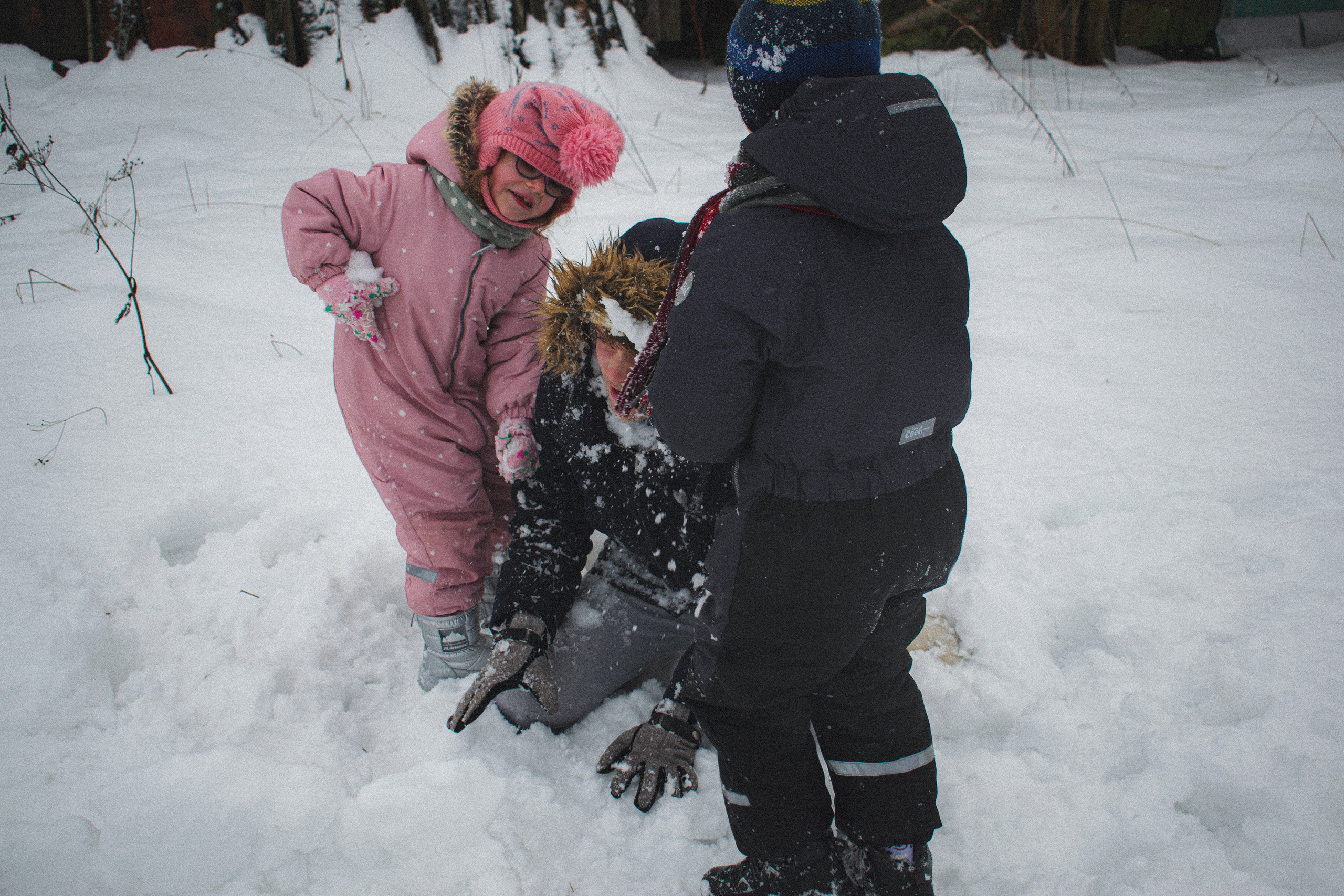 История в зимней деревне. Фотограф в Санкт-Петербурге