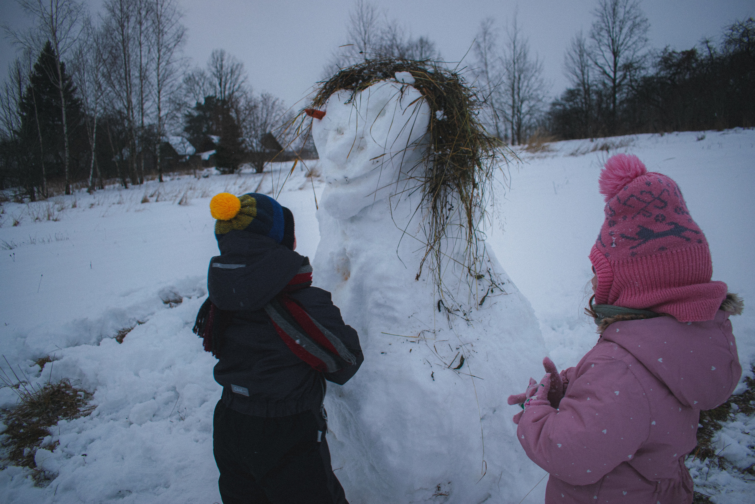 История в зимней деревне. Фотограф в Санкт-Петербурге