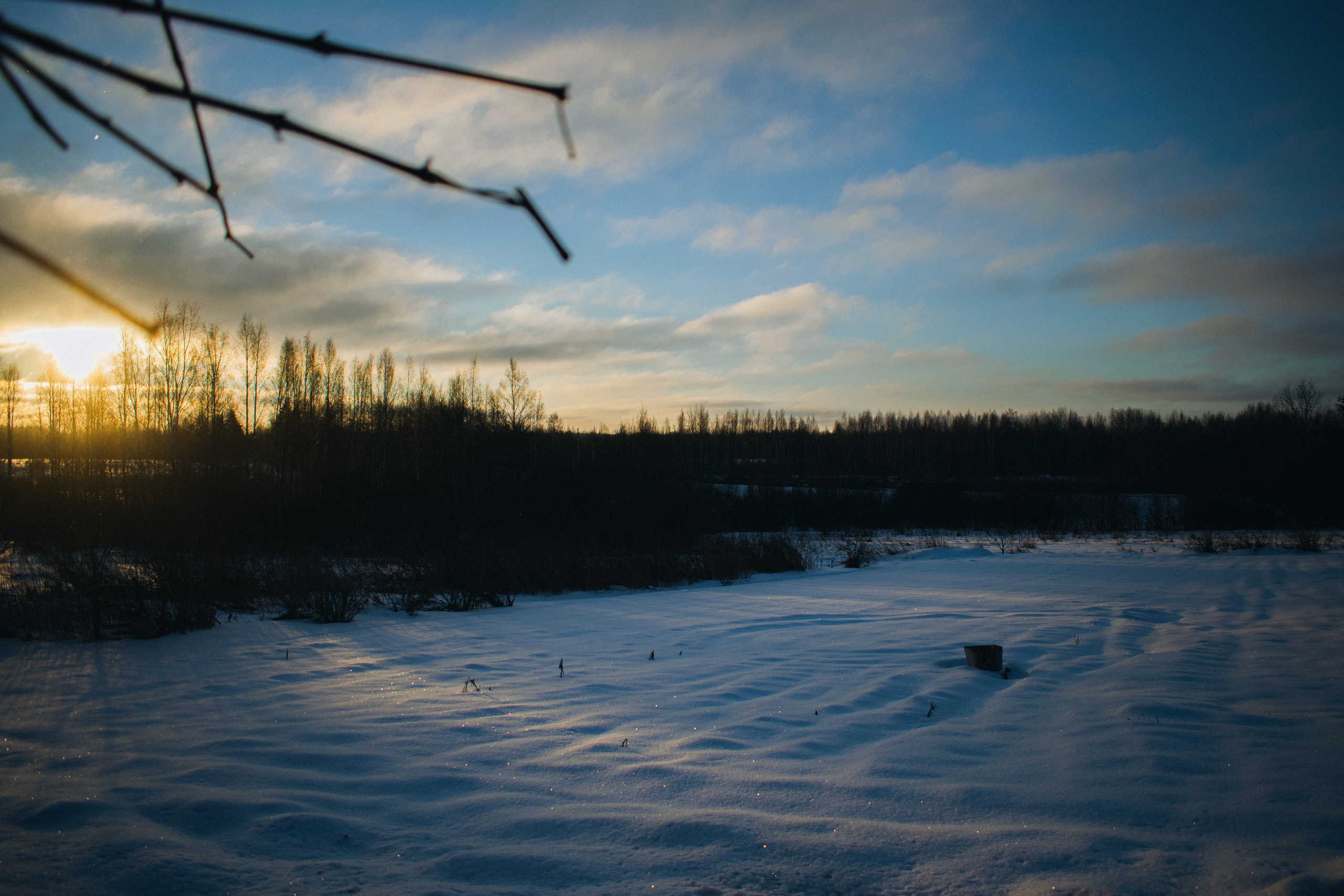 История в зимней деревне. Фотограф в Санкт-Петербурге