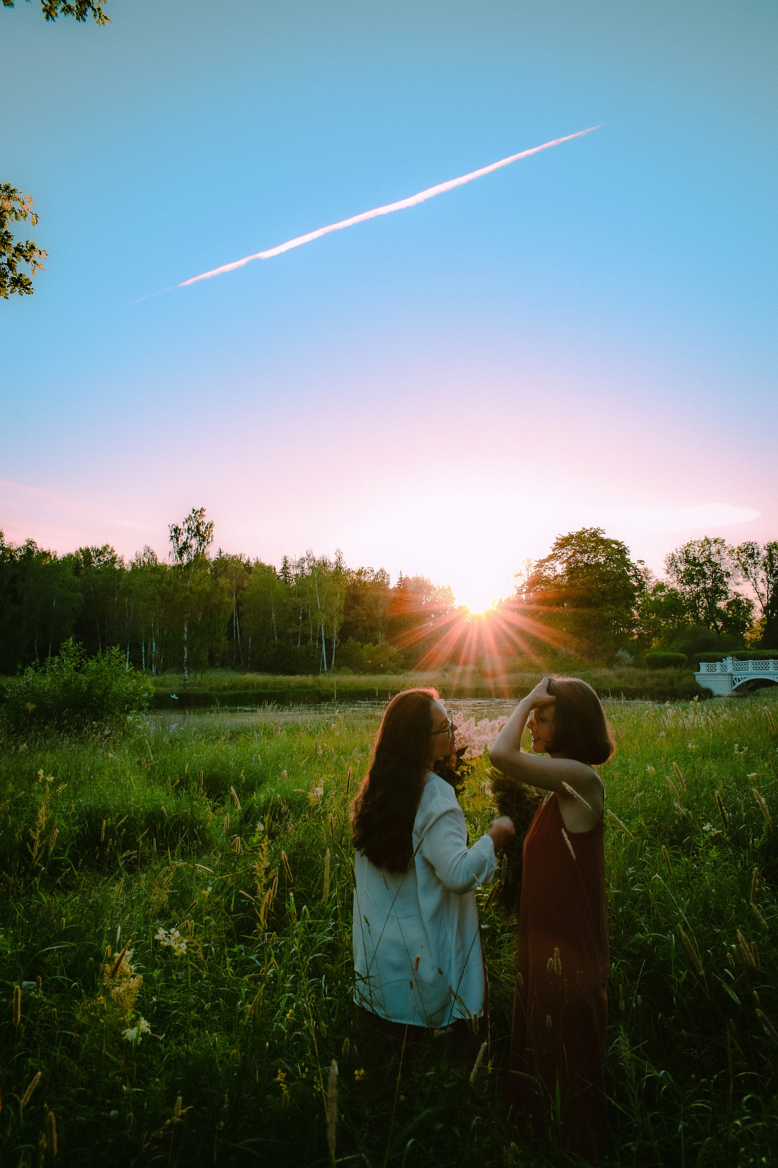 История Марины и Насти в Александровском парке. Фотограф в Санкт-Петербурге