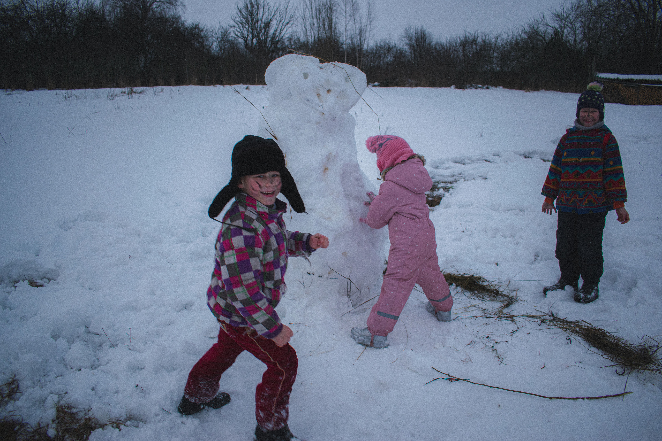 История в зимней деревне. Фотограф в Санкт-Петербурге