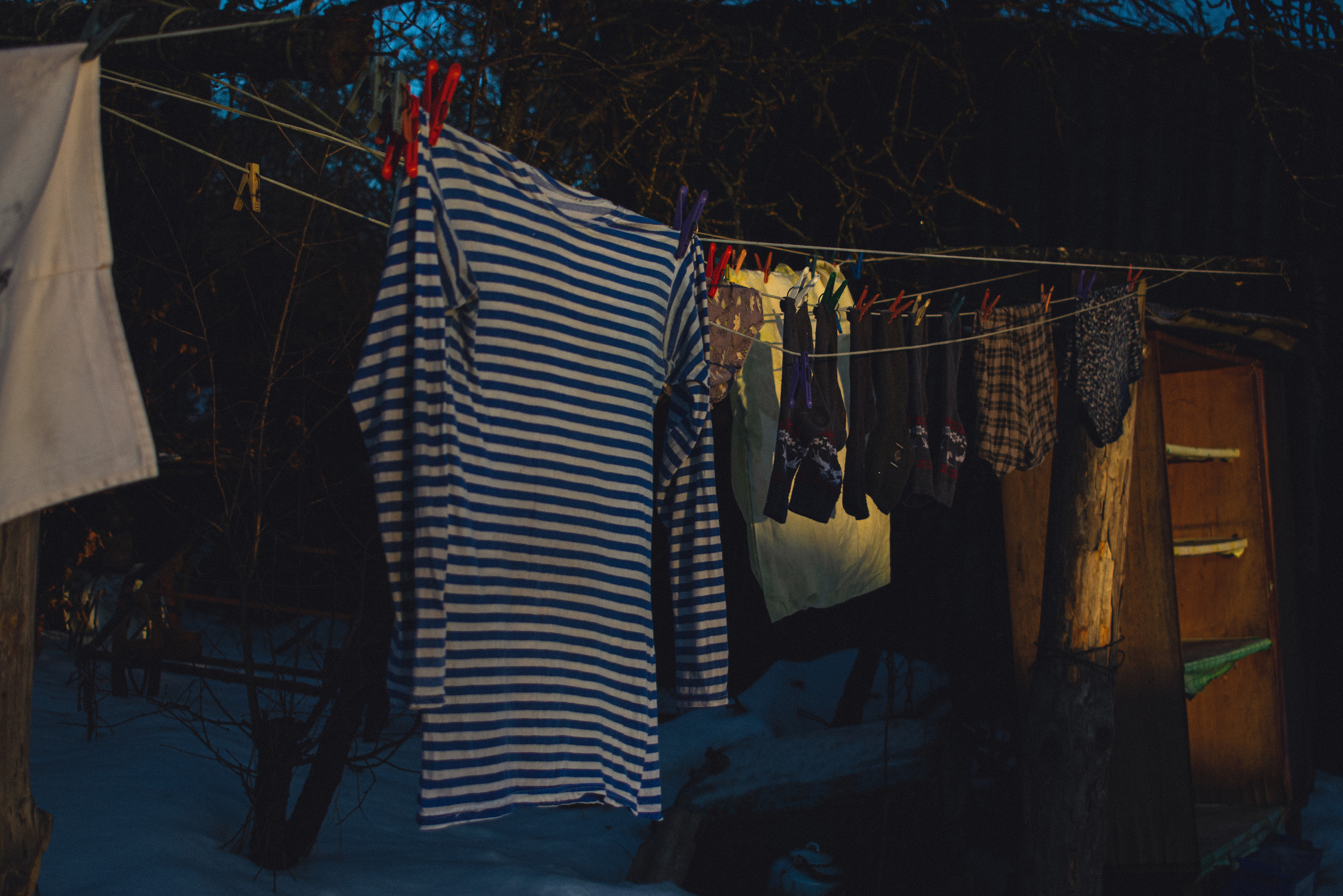 История в зимней деревне. Фотограф в Санкт-Петербурге