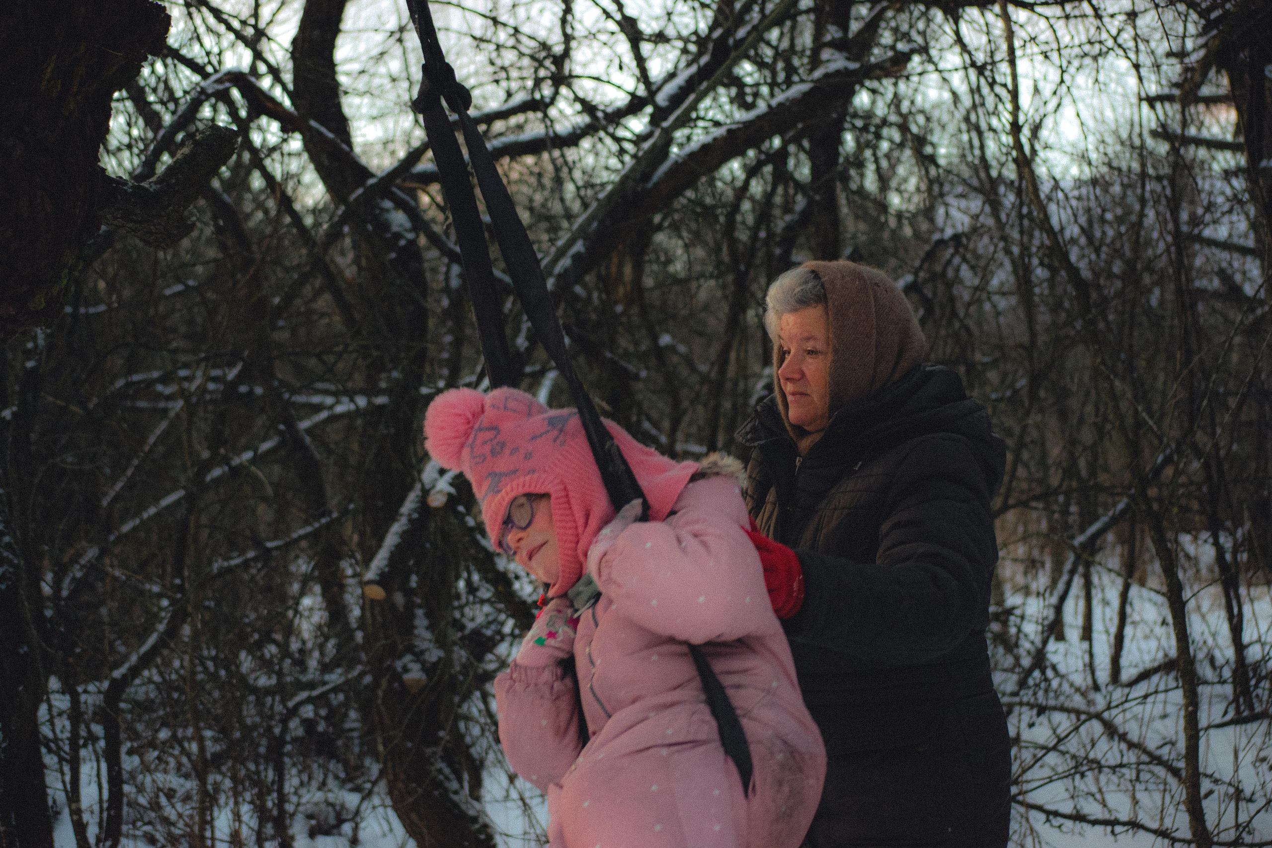 История в зимней деревне. Фотограф в Санкт-Петербурге
