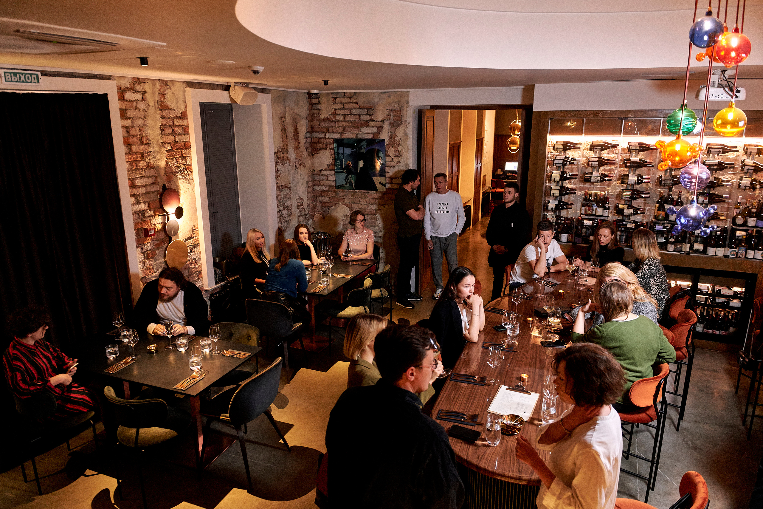 Sekta organic wine bar. Ужин с Аланом Бигати. Фотограф Постольник Дарья