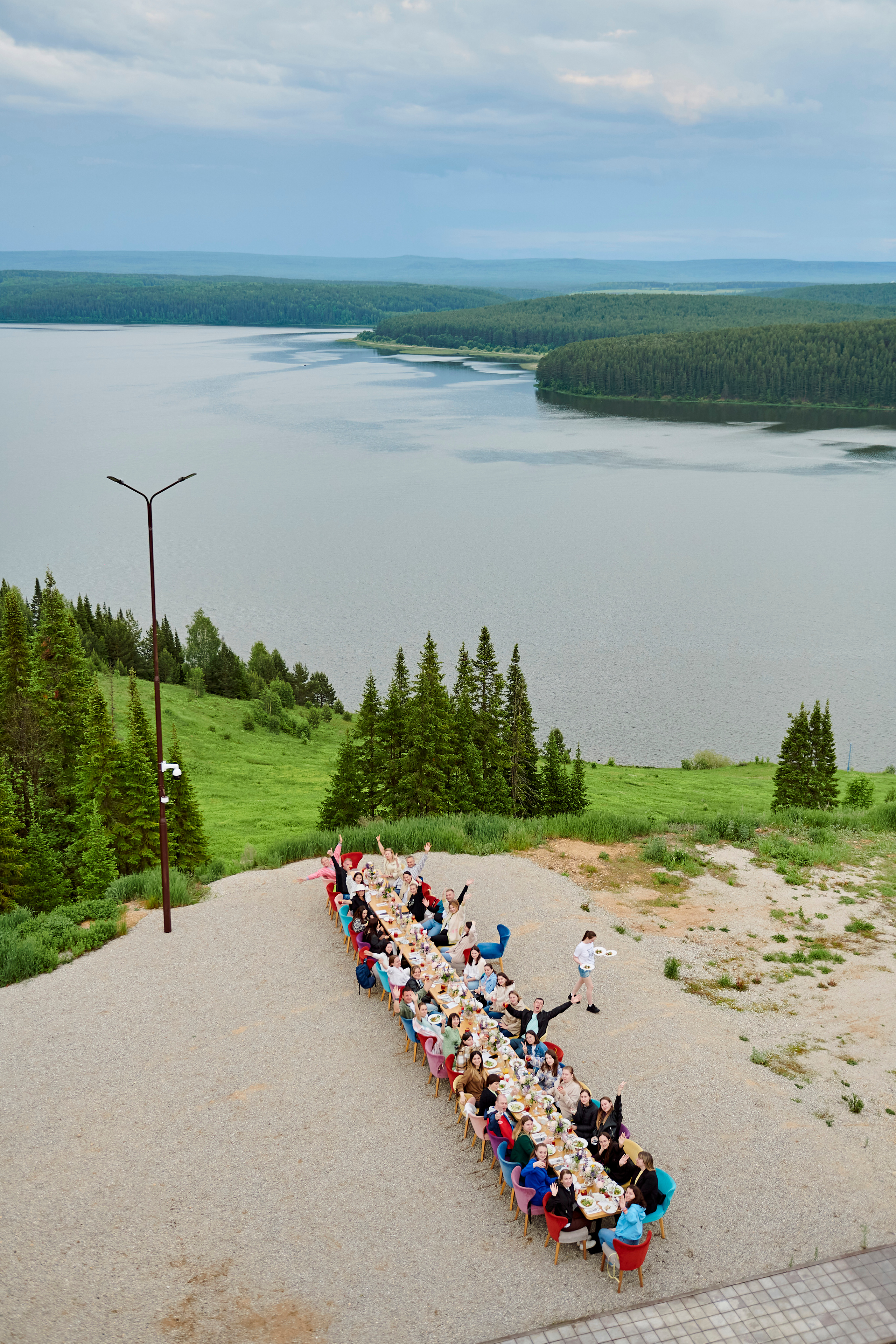 Летний ужин на природе с тремя шефами. Фотограф Постольник Дарья