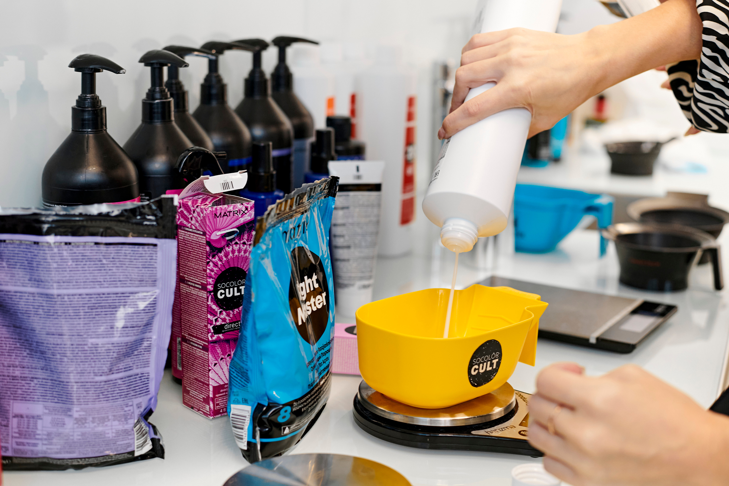 Мастер-класс по окрашиваниям и укладкам от Matrix. Фотограф Постольник Дарья