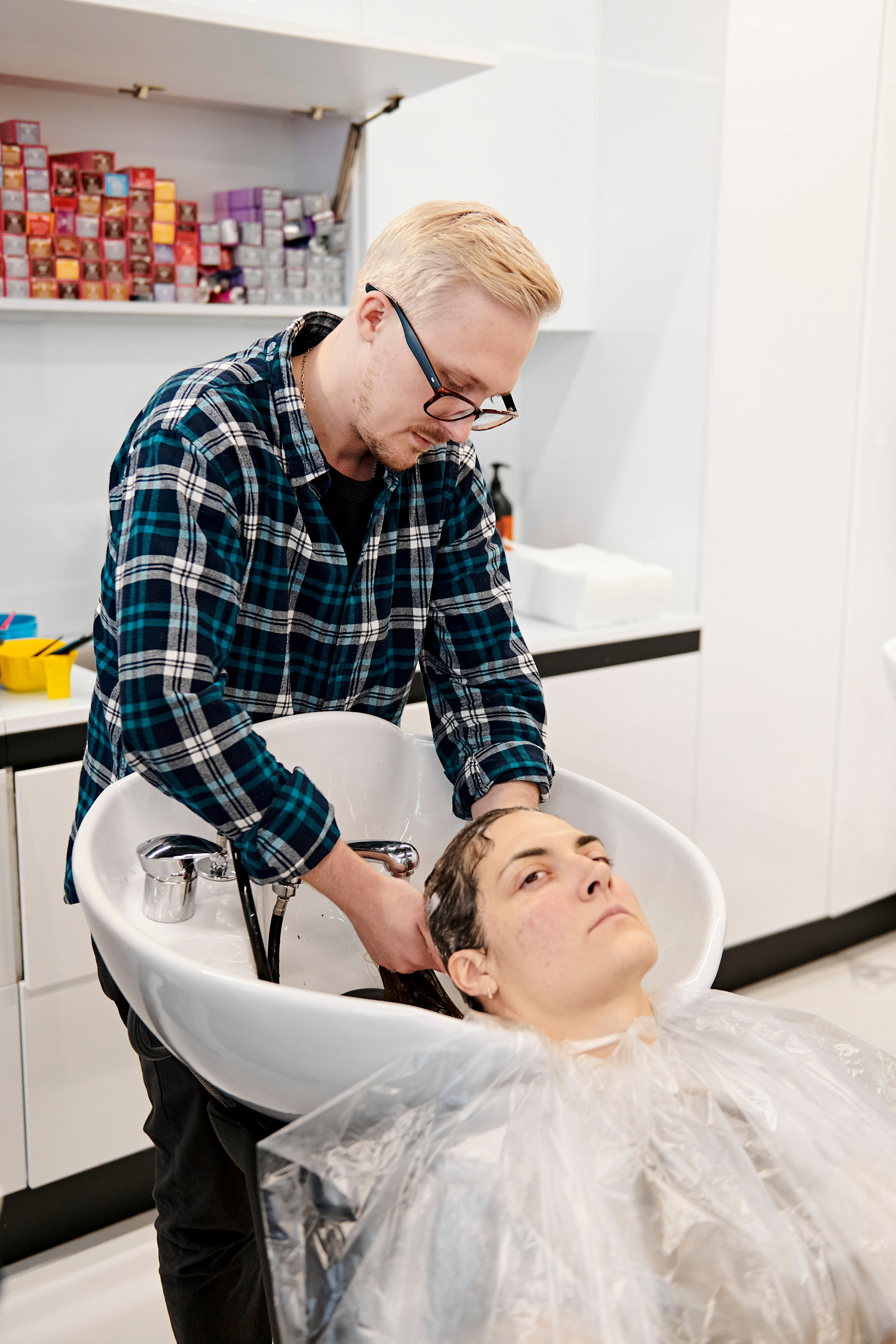 Мастер-класс по окрашиваниям и укладкам от Matrix. Фотограф Постольник Дарья