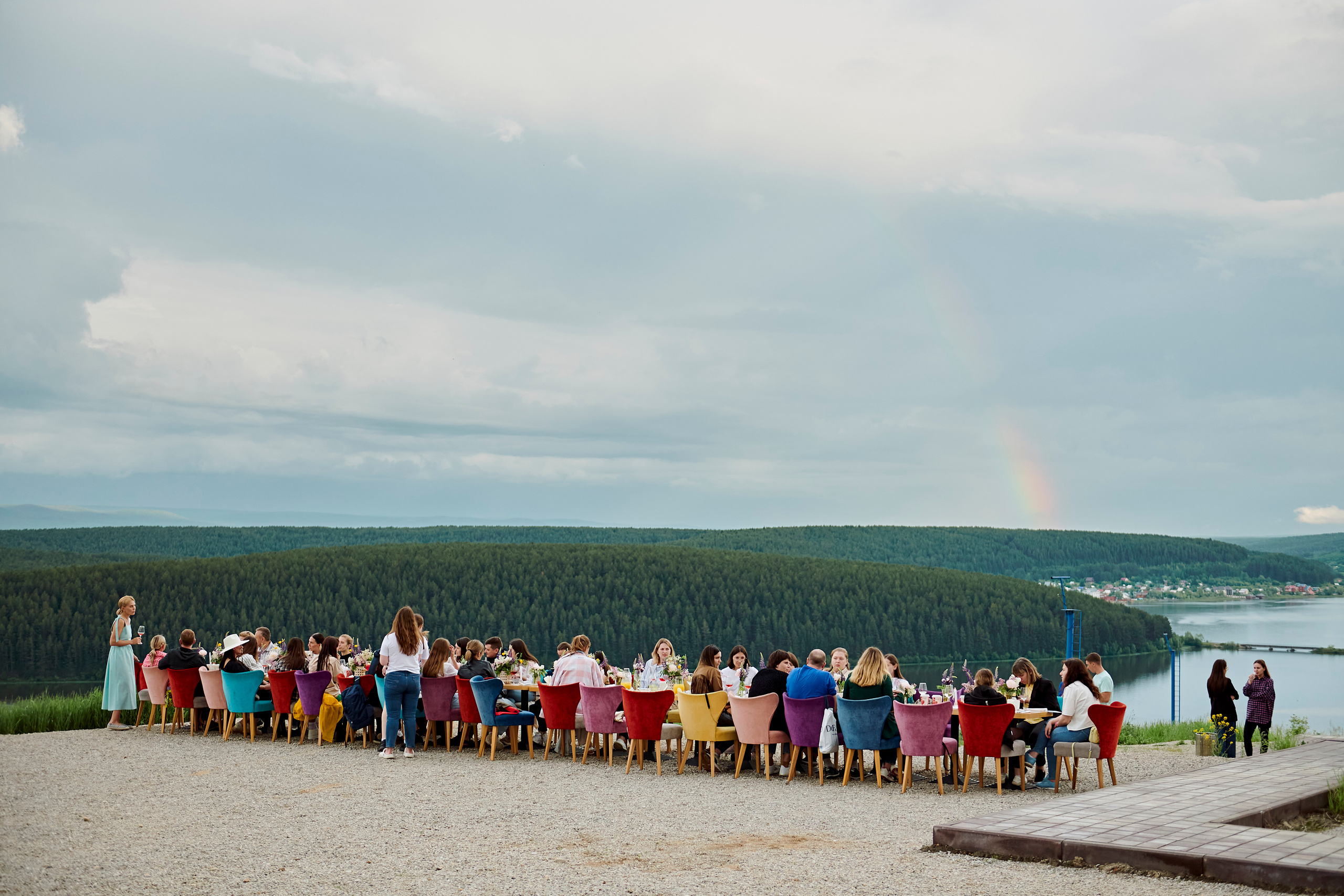 Летний ужин на природе с тремя шефами. Фотограф Постольник Дарья
