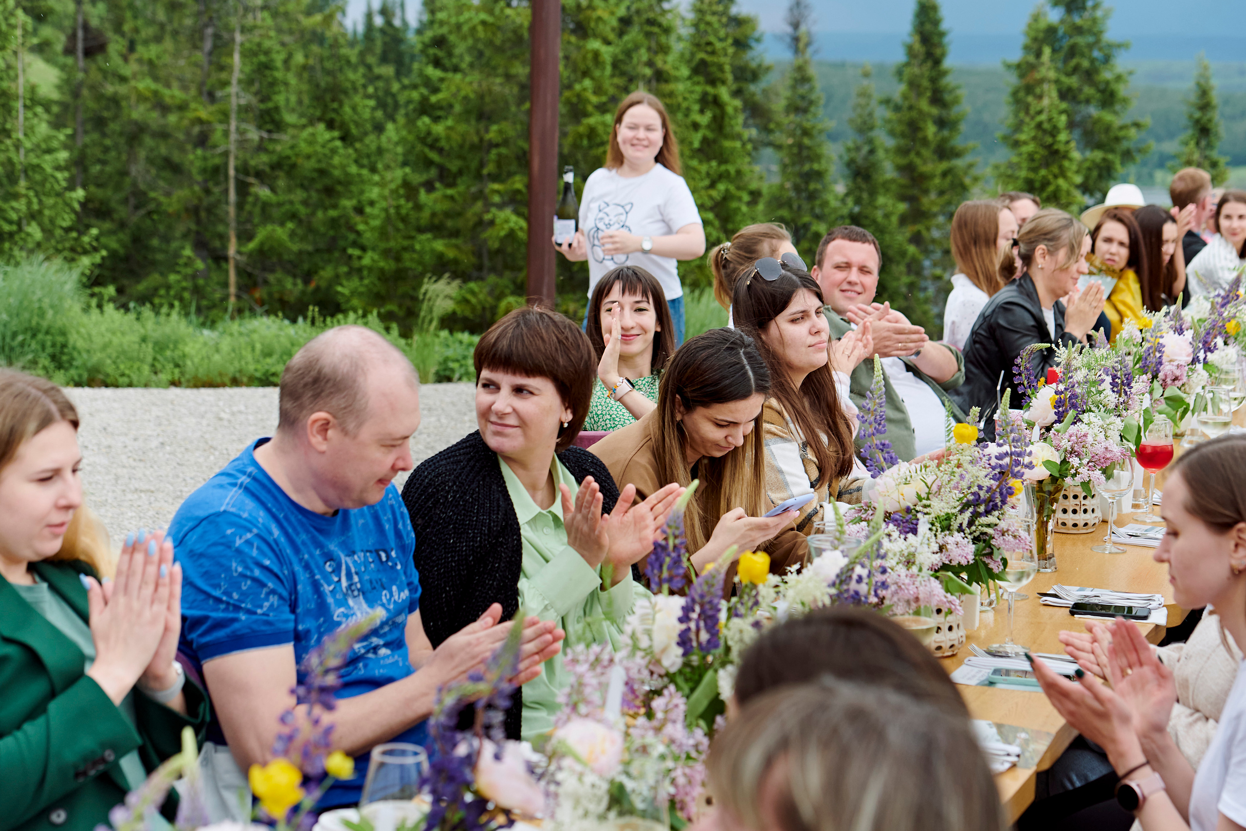 Летний ужин на природе с тремя шефами. Фотограф Постольник Дарья