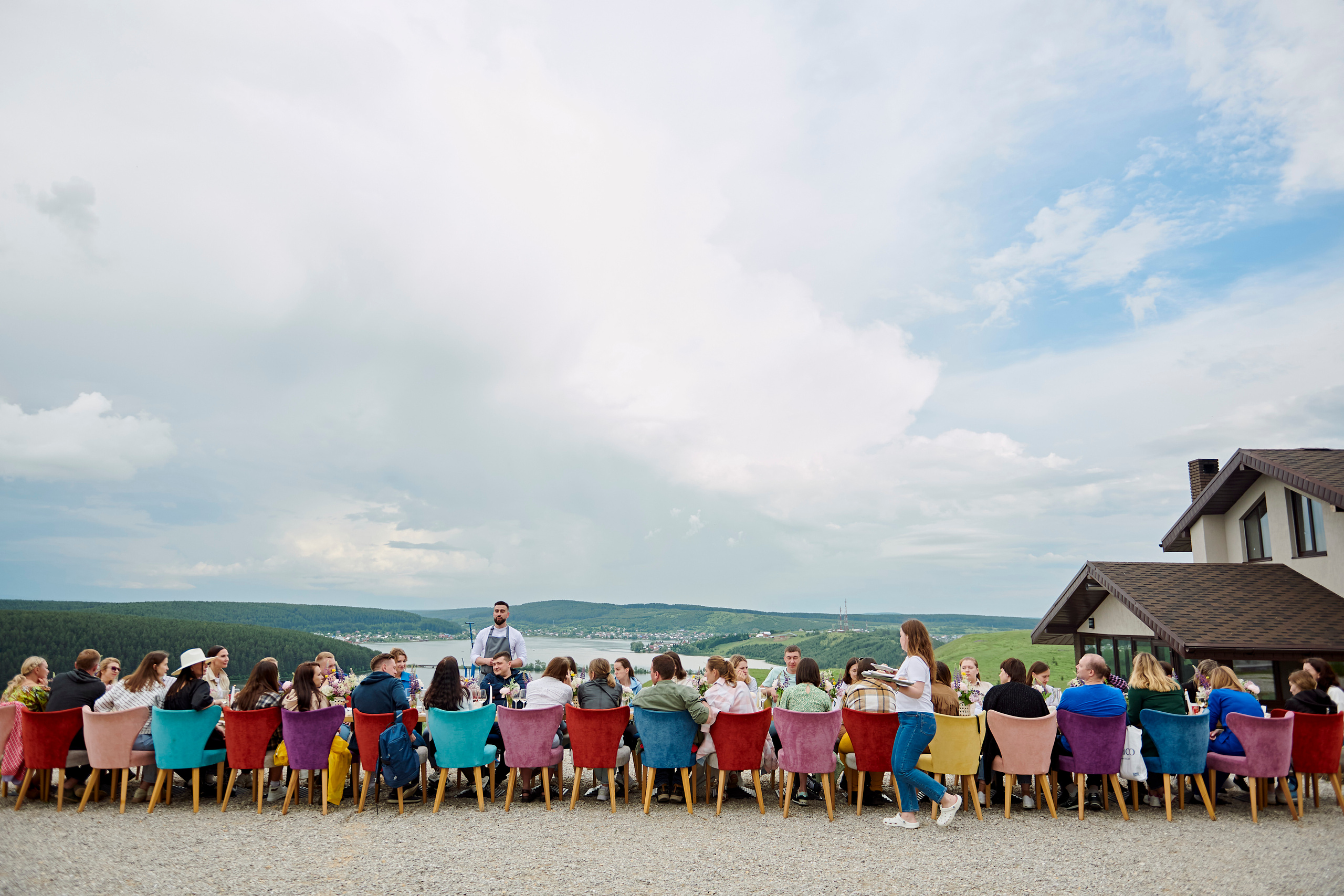 Летний ужин на природе с тремя шефами. Фотограф Постольник Дарья
