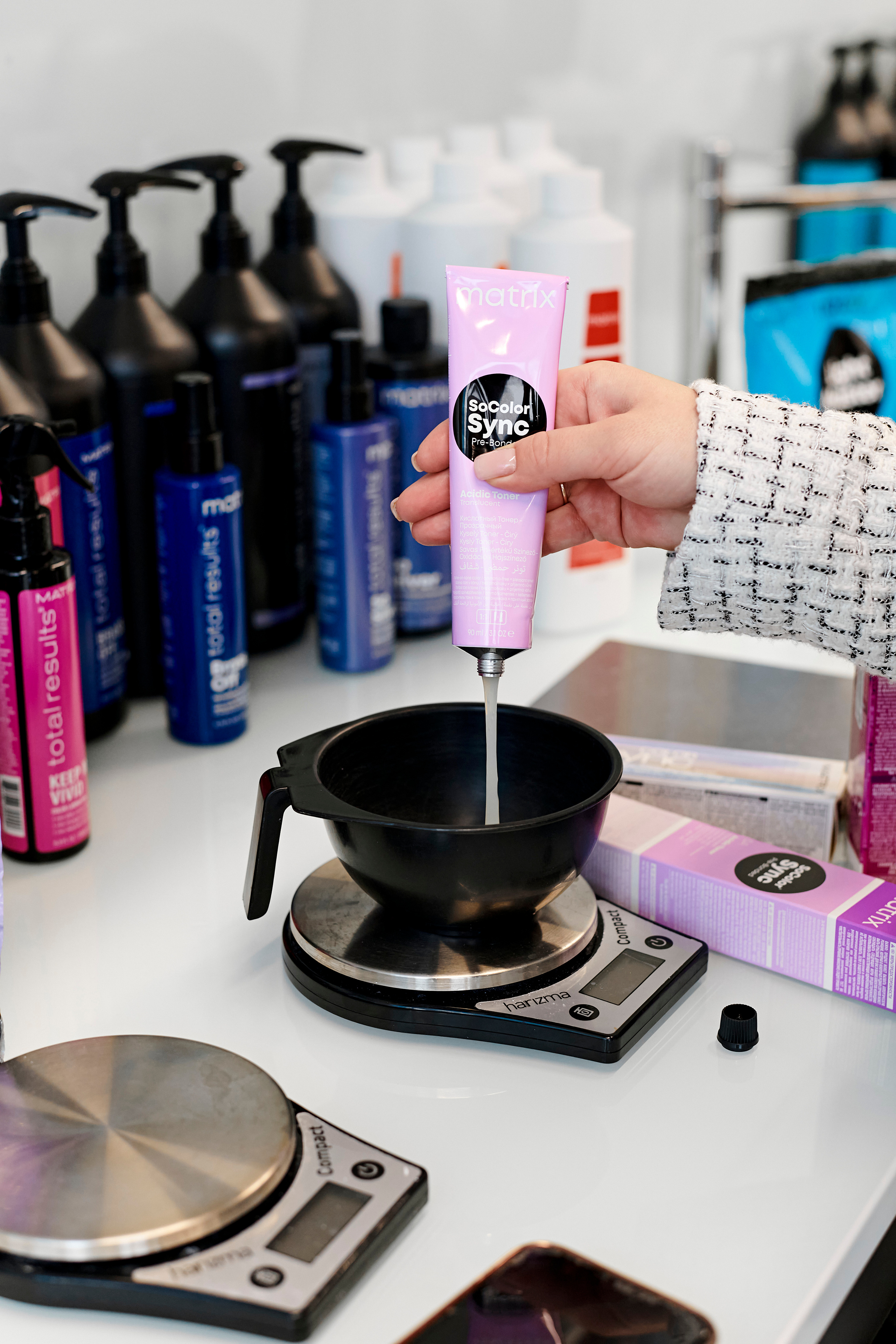 Мастер-класс по окрашиваниям и укладкам от Matrix. Фотограф Постольник Дарья