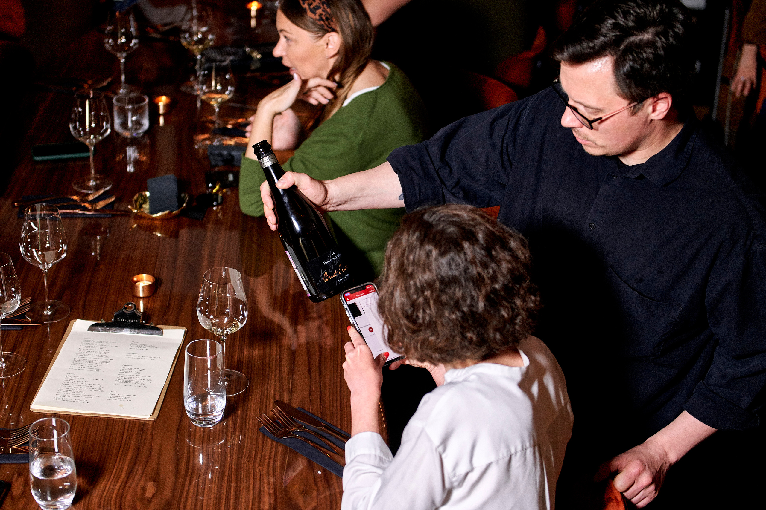 Sekta organic wine bar. Ужин с Аланом Бигати. Фотограф Постольник Дарья