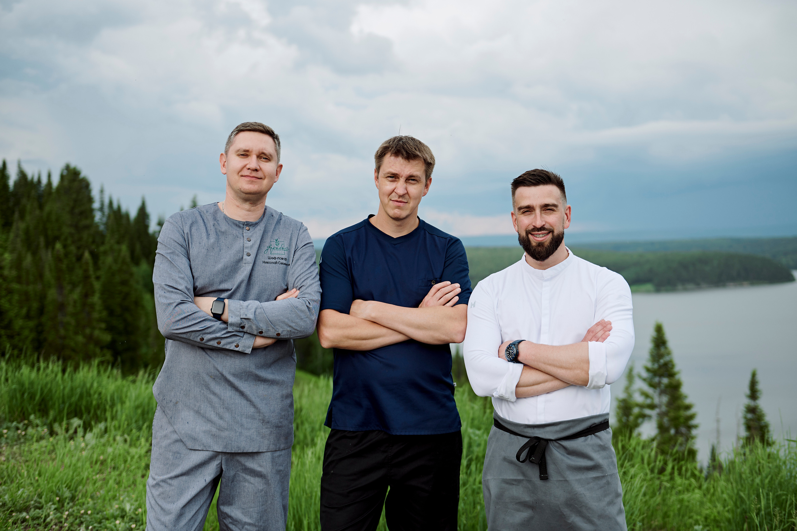 Летний ужин на природе с тремя шефами. Фотограф Постольник Дарья