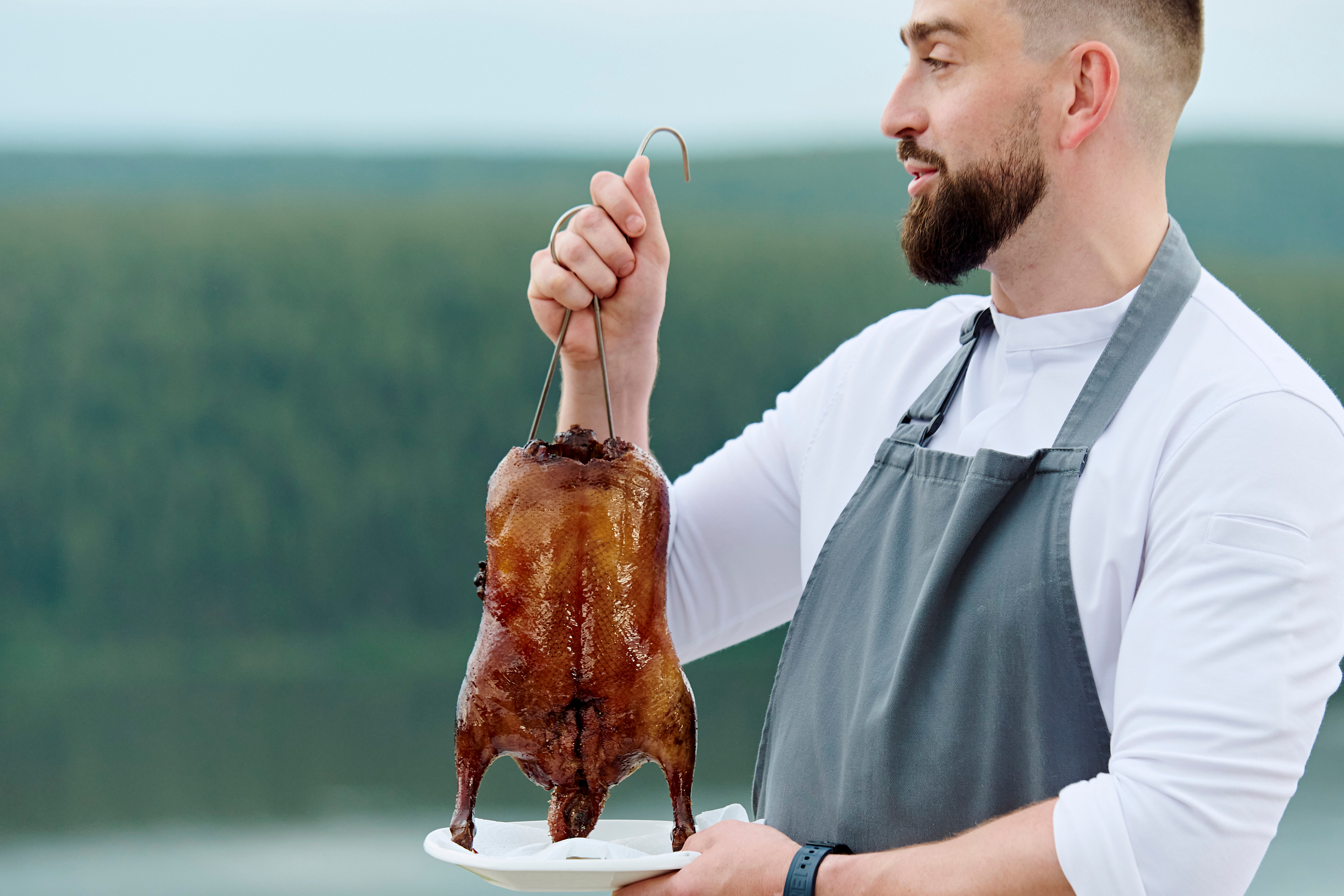 Летний ужин на природе с тремя шефами. Фотограф Постольник Дарья