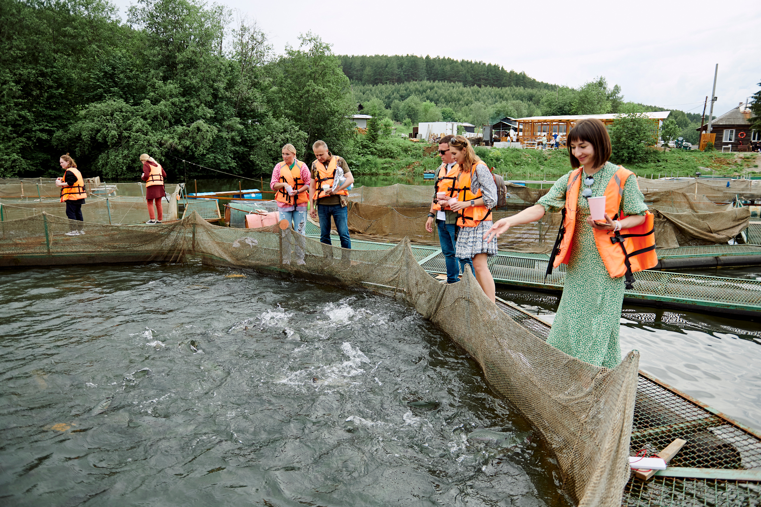 Летний ужин на природе с тремя шефами. Фотограф Постольник Дарья