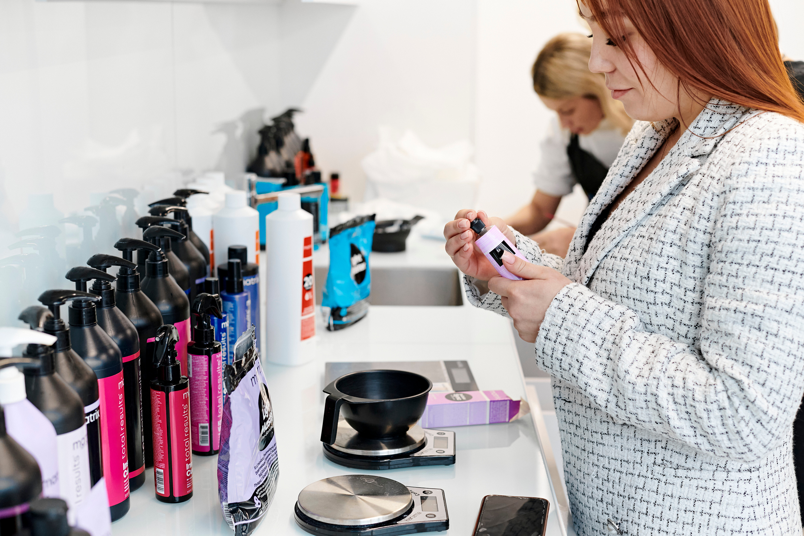 Мастер-класс по окрашиваниям и укладкам от Matrix. Фотограф Постольник Дарья