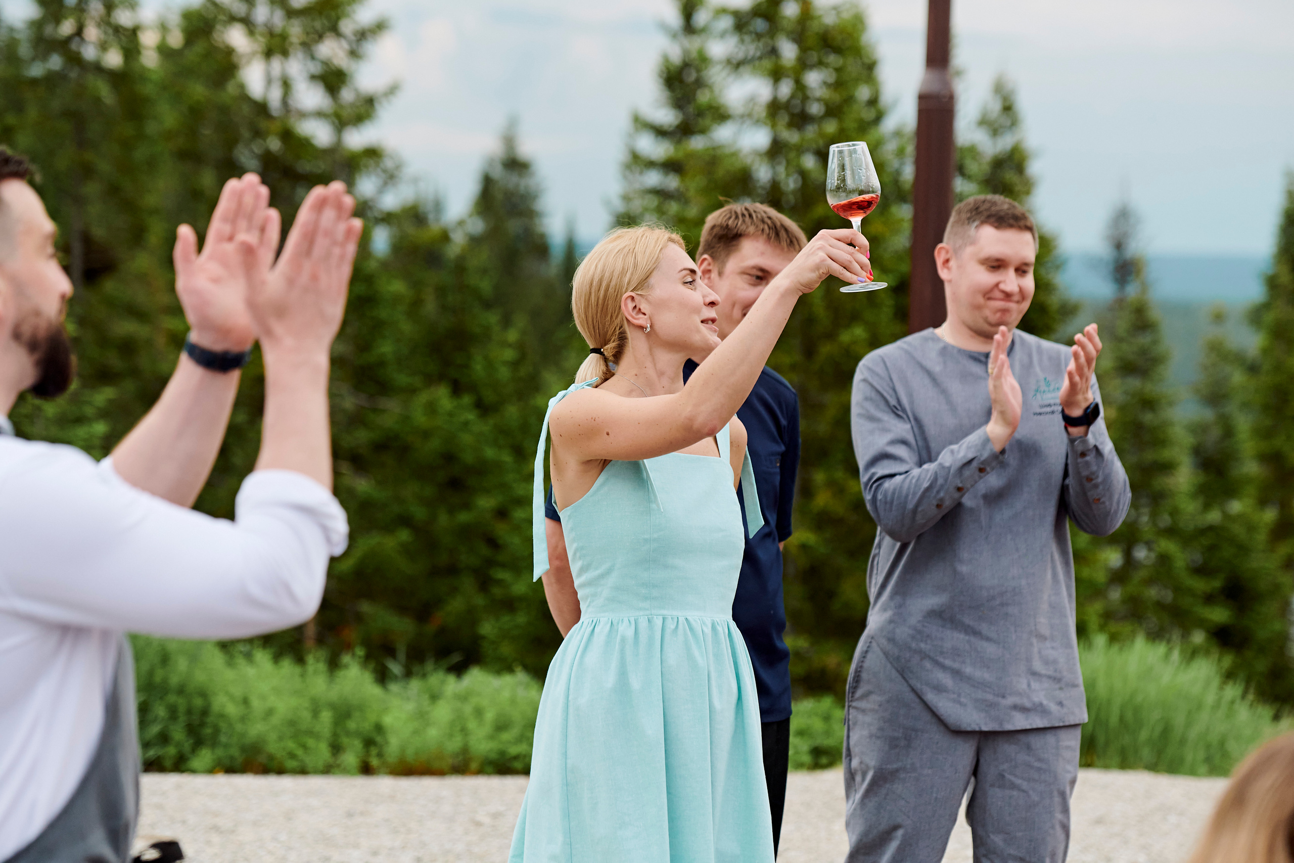 Летний ужин на природе с тремя шефами. Фотограф Постольник Дарья