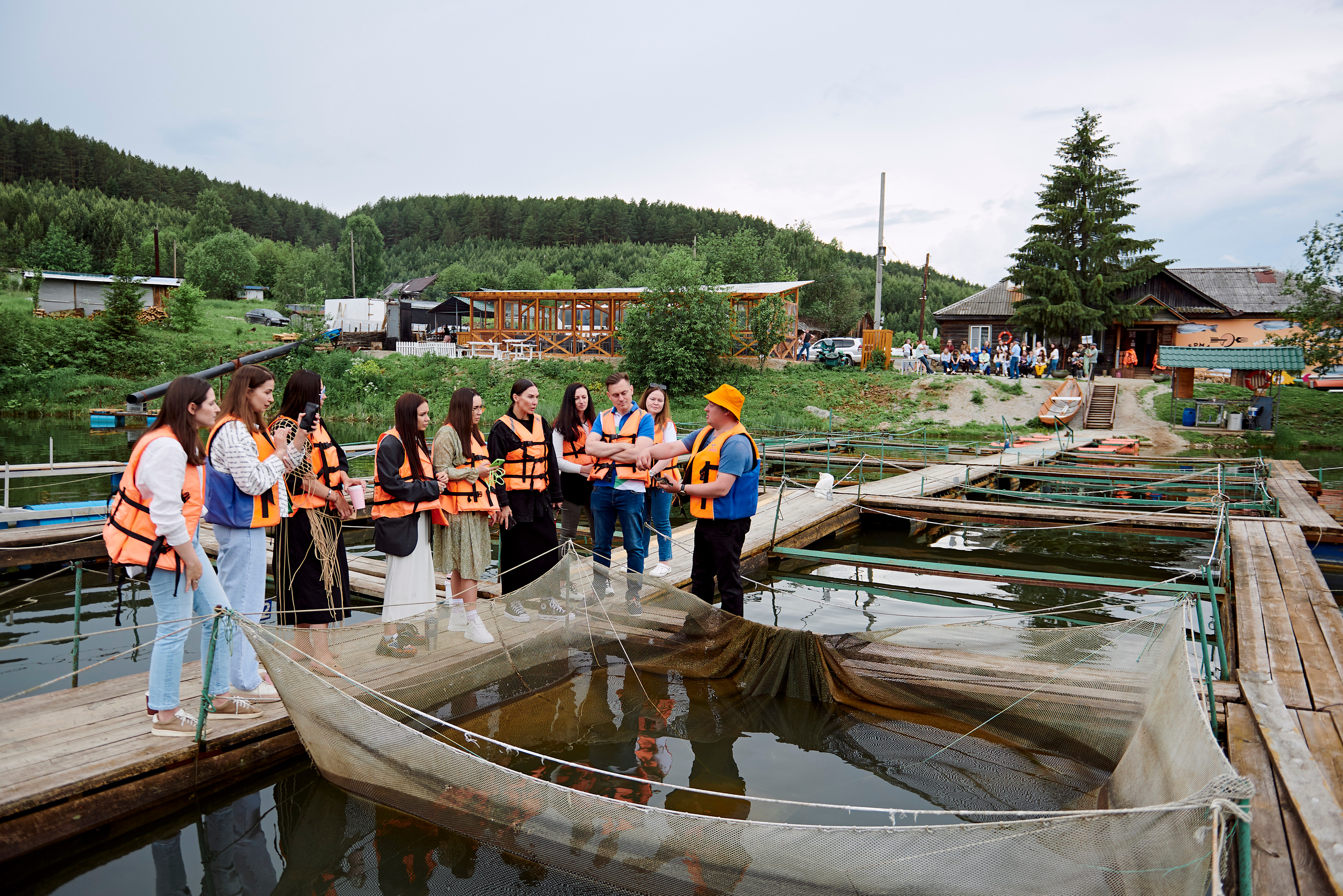 Летний ужин на природе с тремя шефами. Фотограф Постольник Дарья