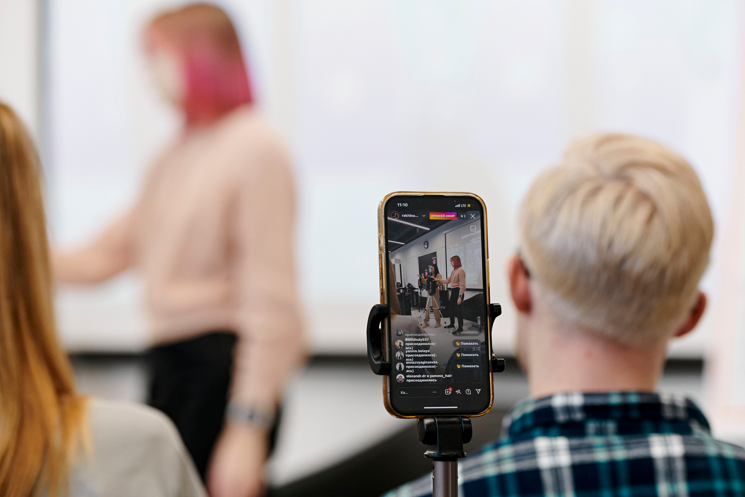 Мастер-класс по окрашиваниям и укладкам от Matrix. Фотограф Постольник Дарья