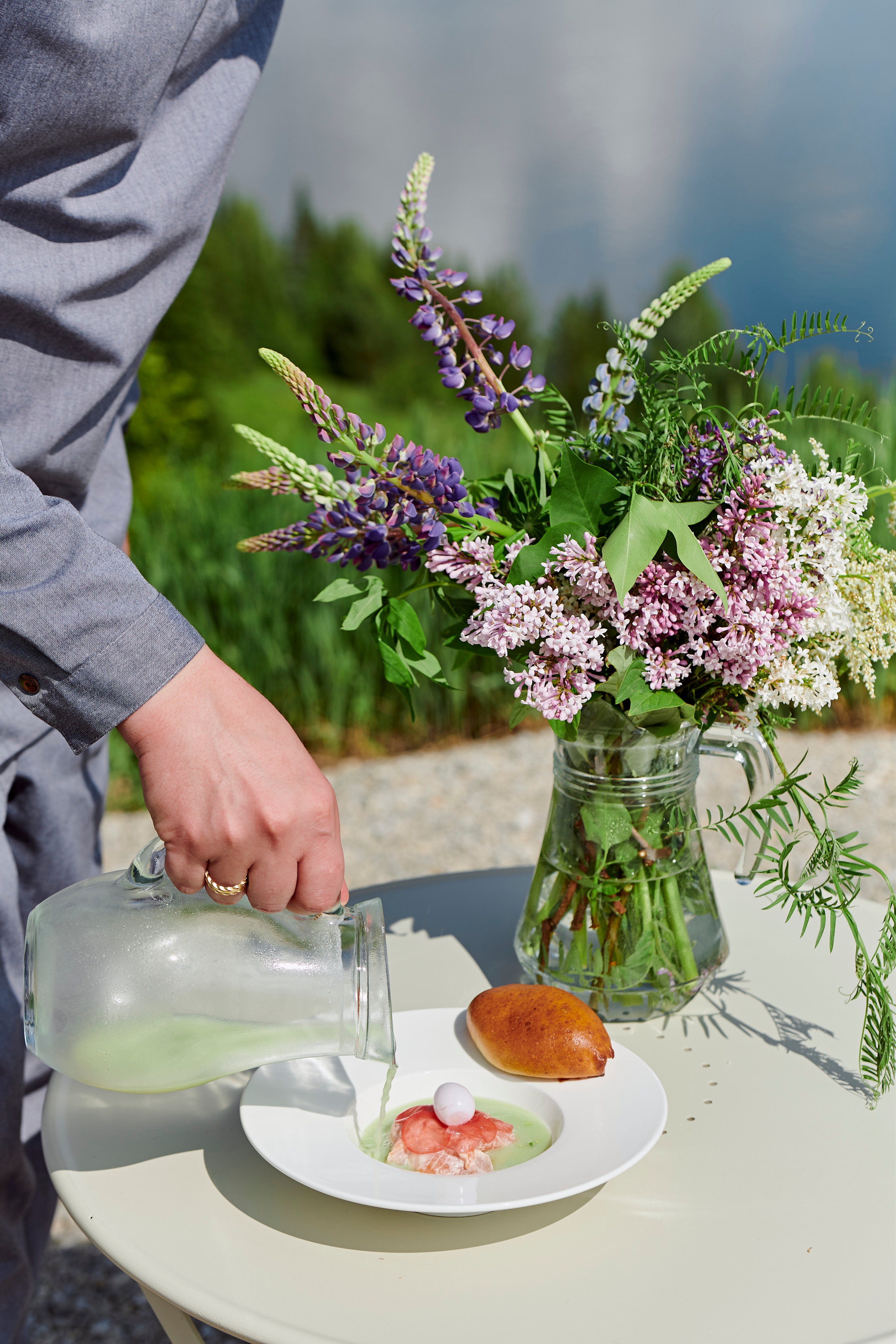Летний ужин на природе с тремя шефами. Фотограф Постольник Дарья