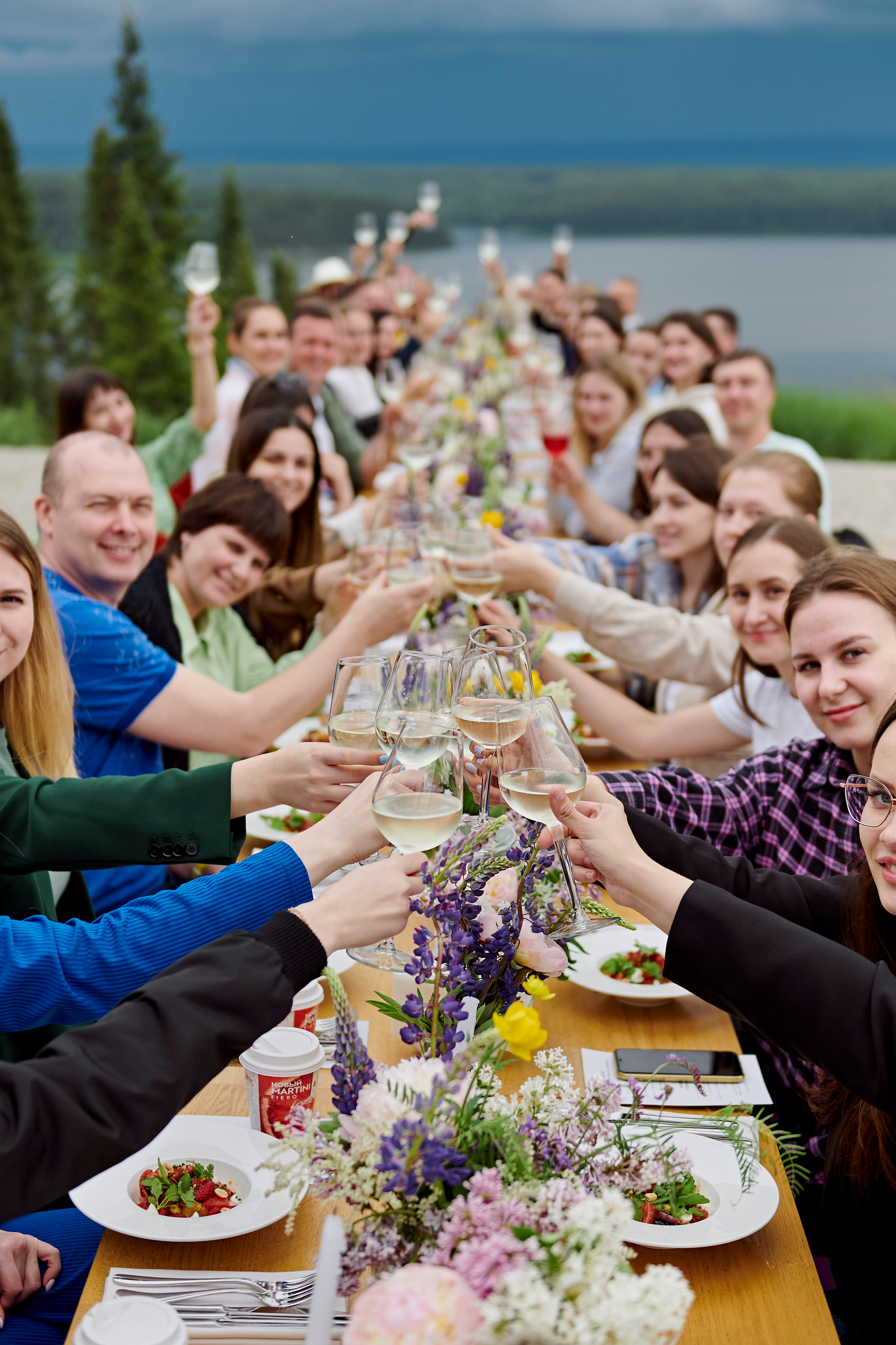 Летний ужин на природе с тремя шефами. Фотограф Постольник Дарья
