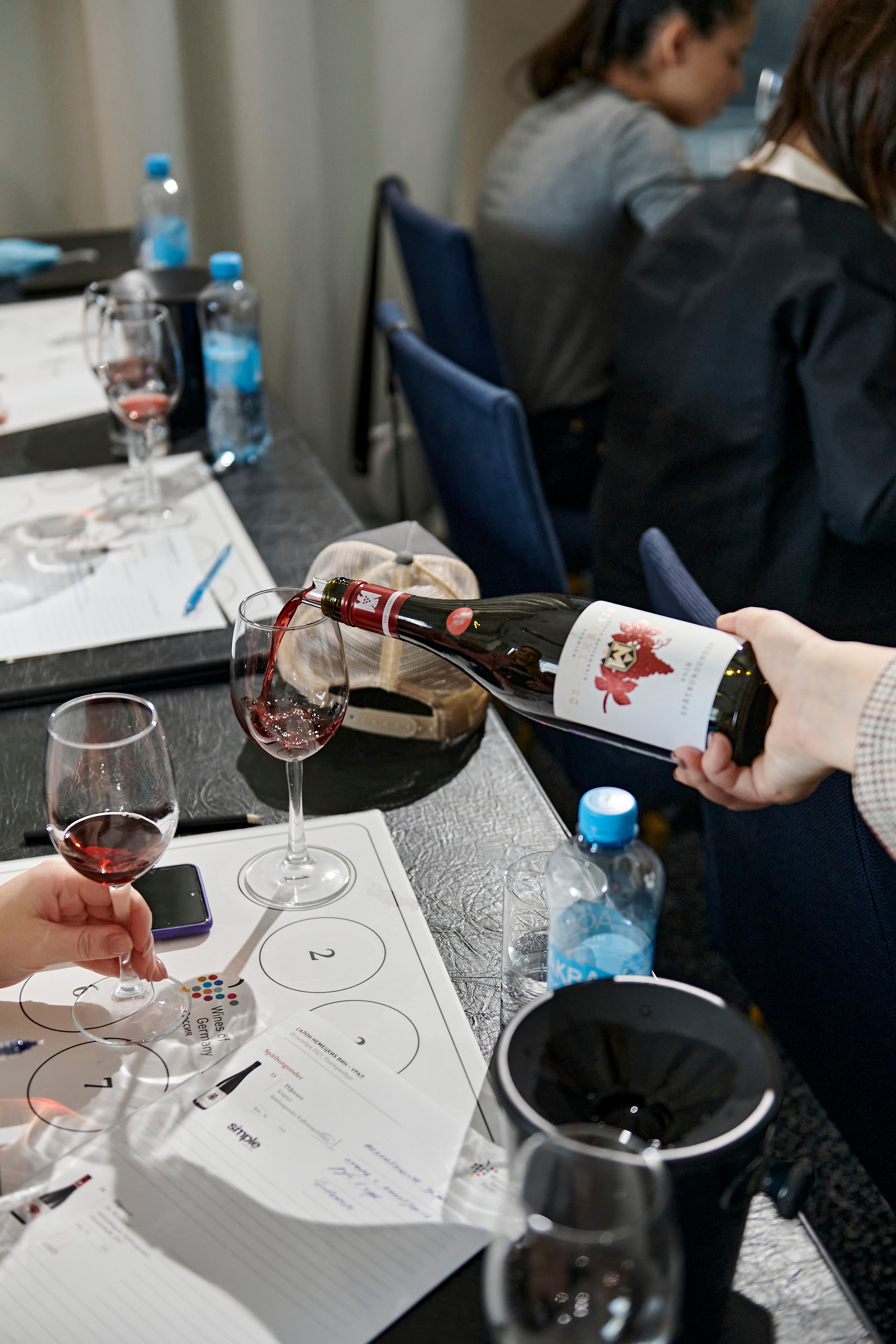 Винная дегустация для сомелье. Фотограф Постольник Дарья