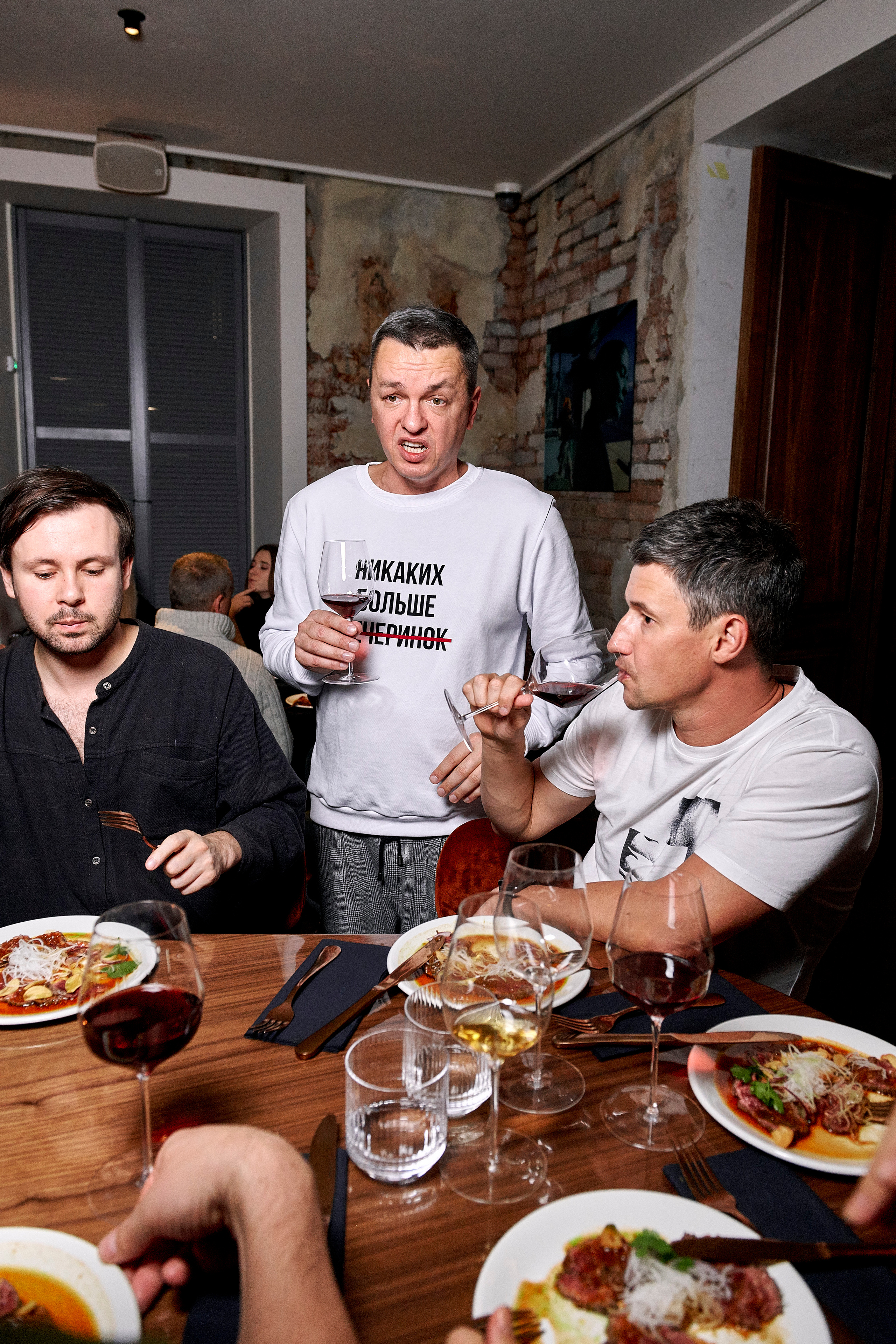 Sekta organic wine bar. Ужин с Аланом Бигати. Фотограф Постольник Дарья