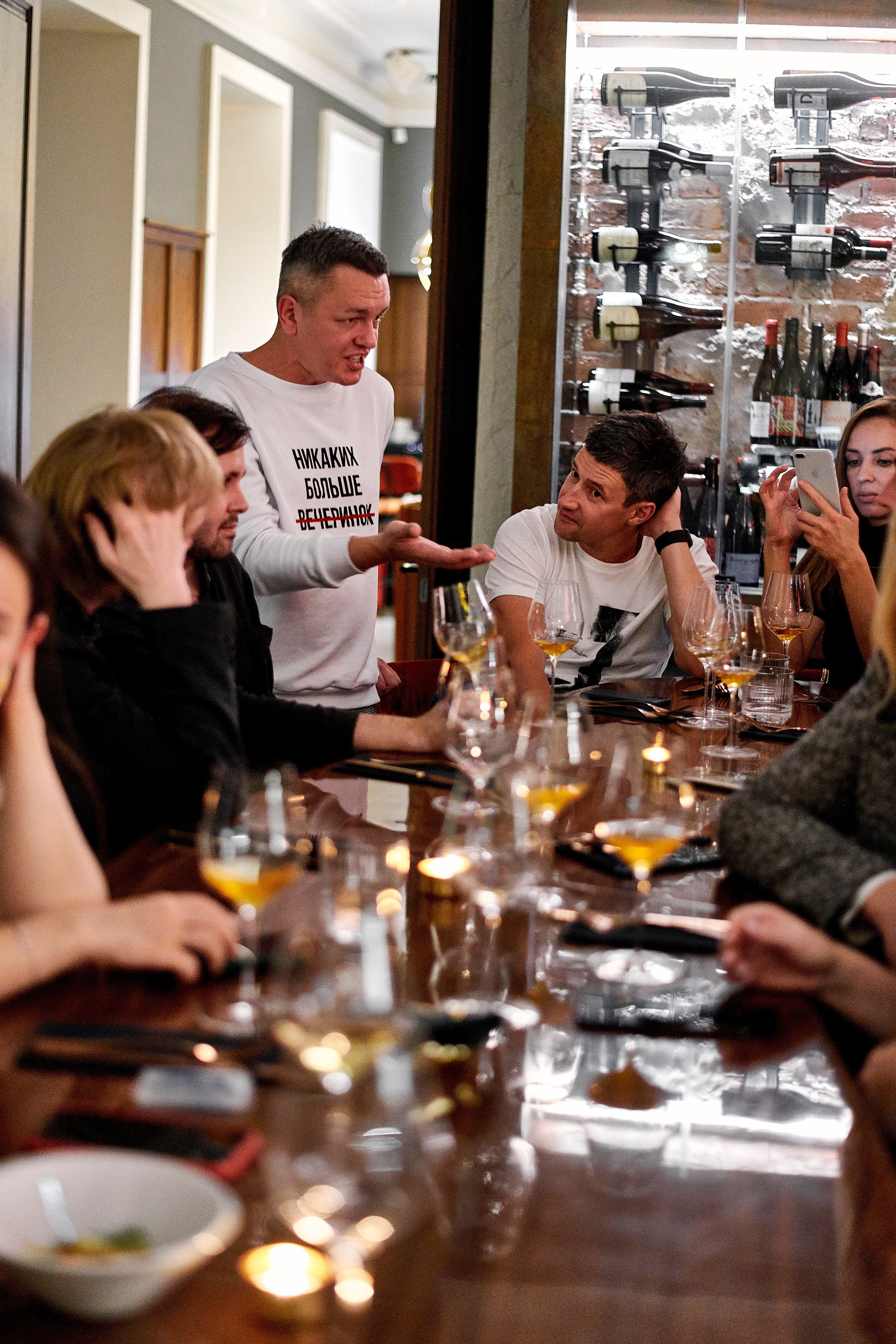 Sekta organic wine bar. Ужин с Аланом Бигати. Фотограф Постольник Дарья