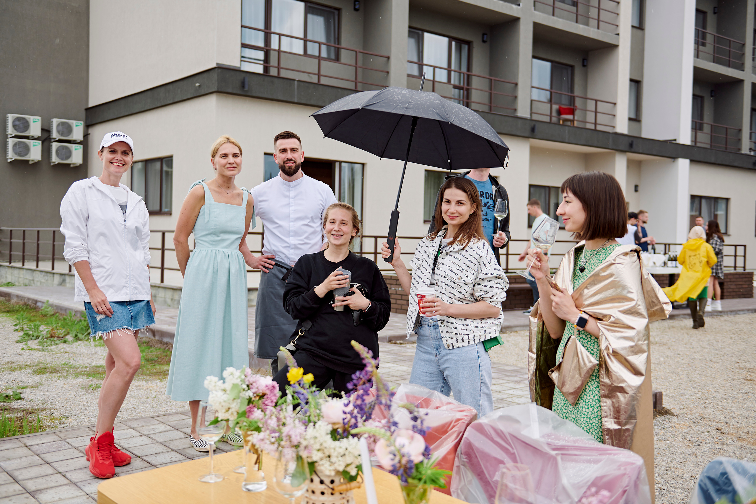 Летний ужин на природе с тремя шефами. Фотограф Постольник Дарья