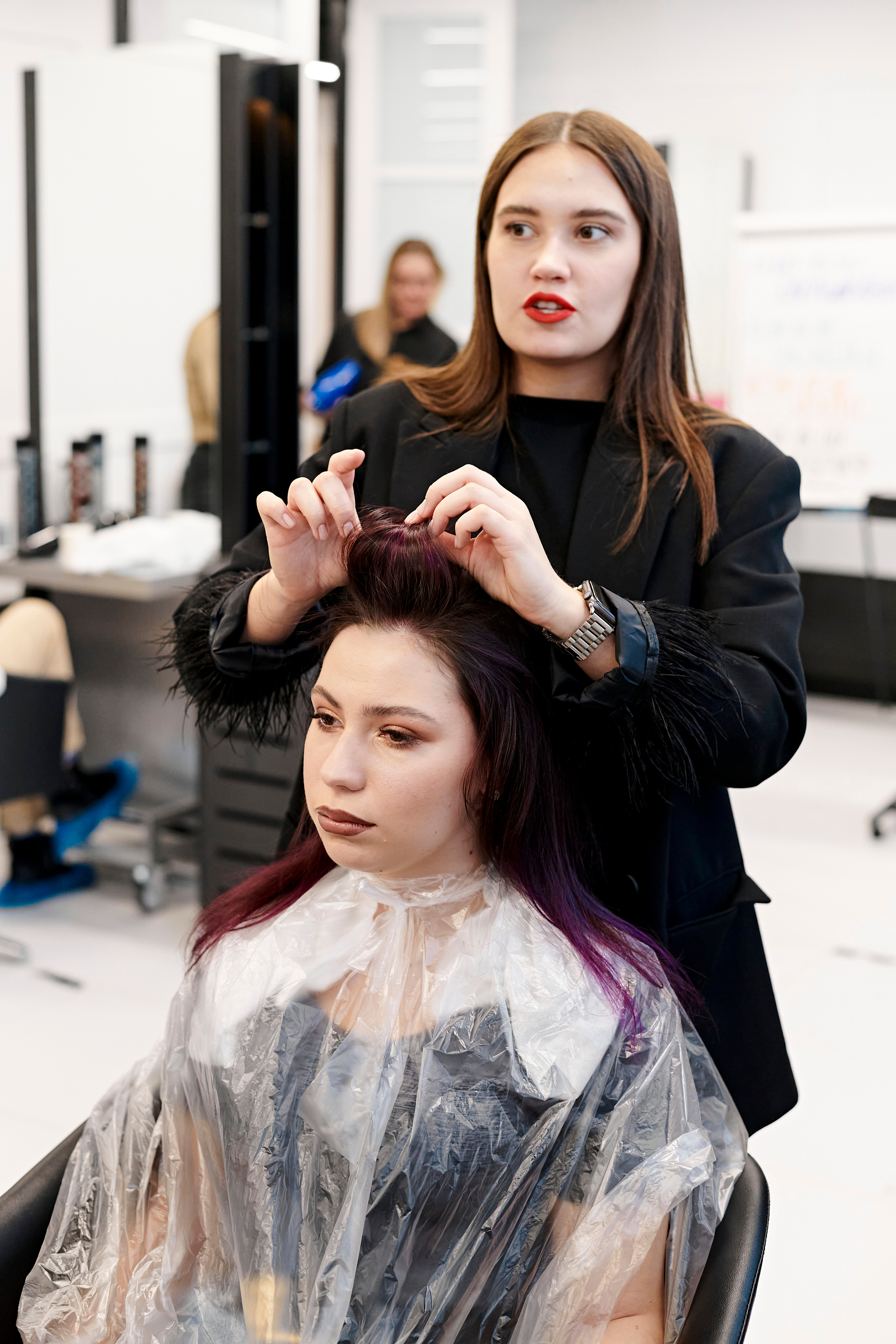 Мастер-класс по окрашиваниям и укладкам от Matrix. Фотограф Постольник Дарья