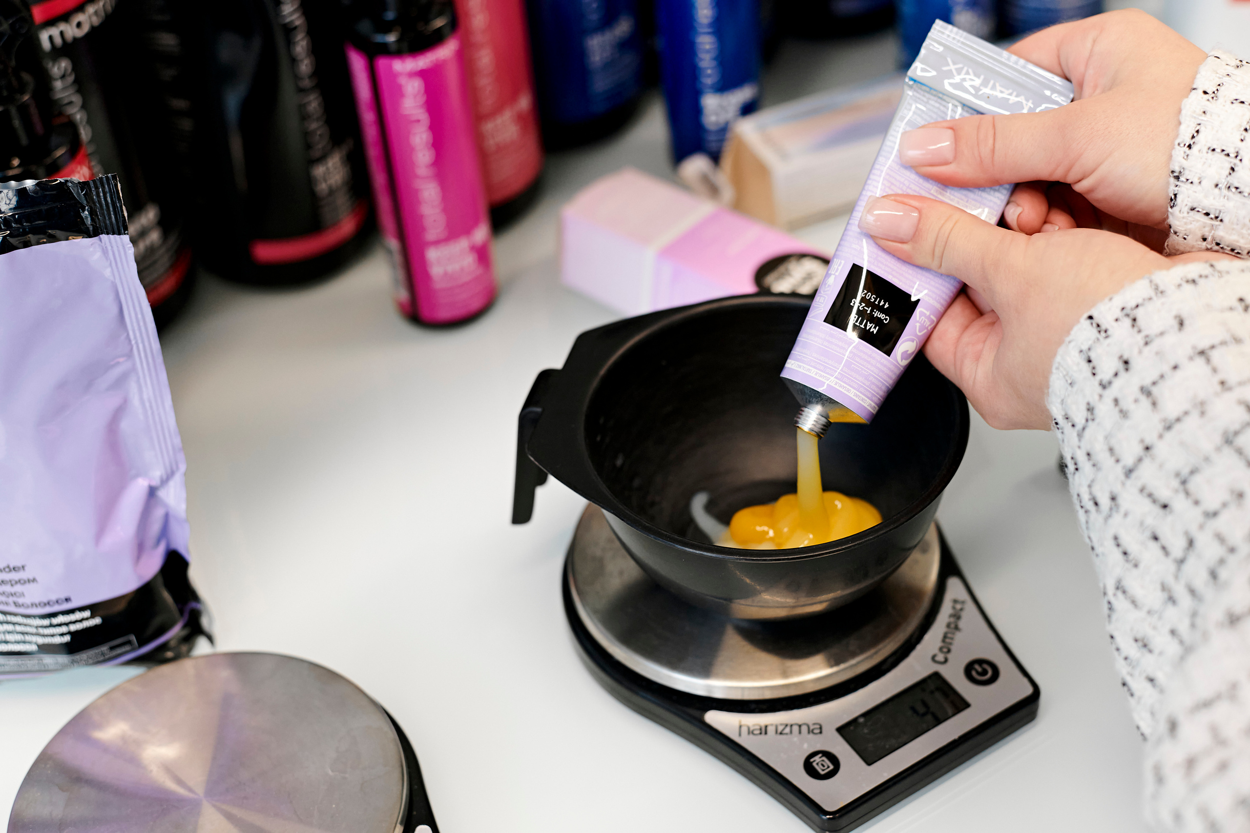 Мастер-класс по окрашиваниям и укладкам от Matrix. Фотограф Постольник Дарья