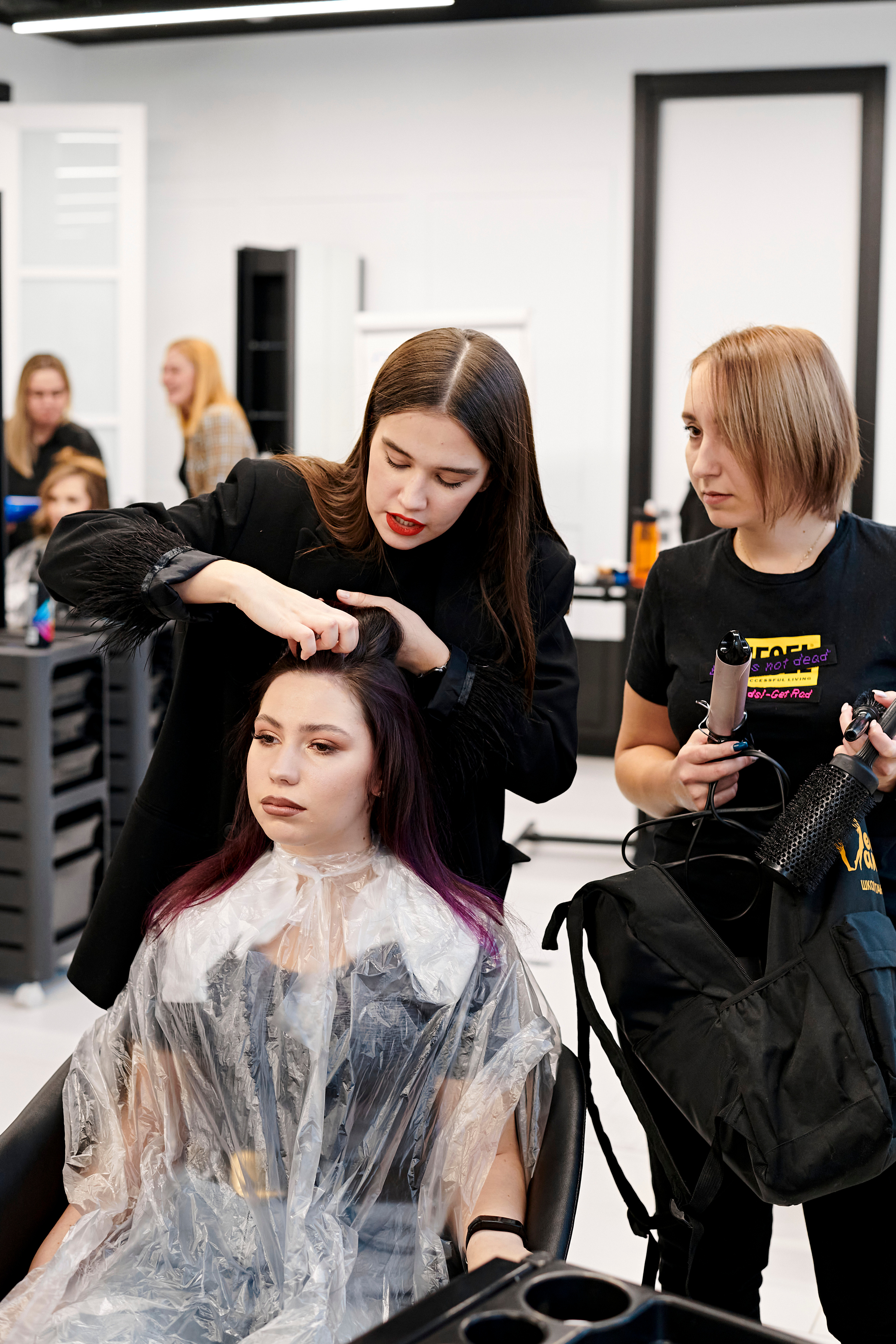 Мастер-класс по окрашиваниям и укладкам от Matrix. Фотограф Постольник Дарья