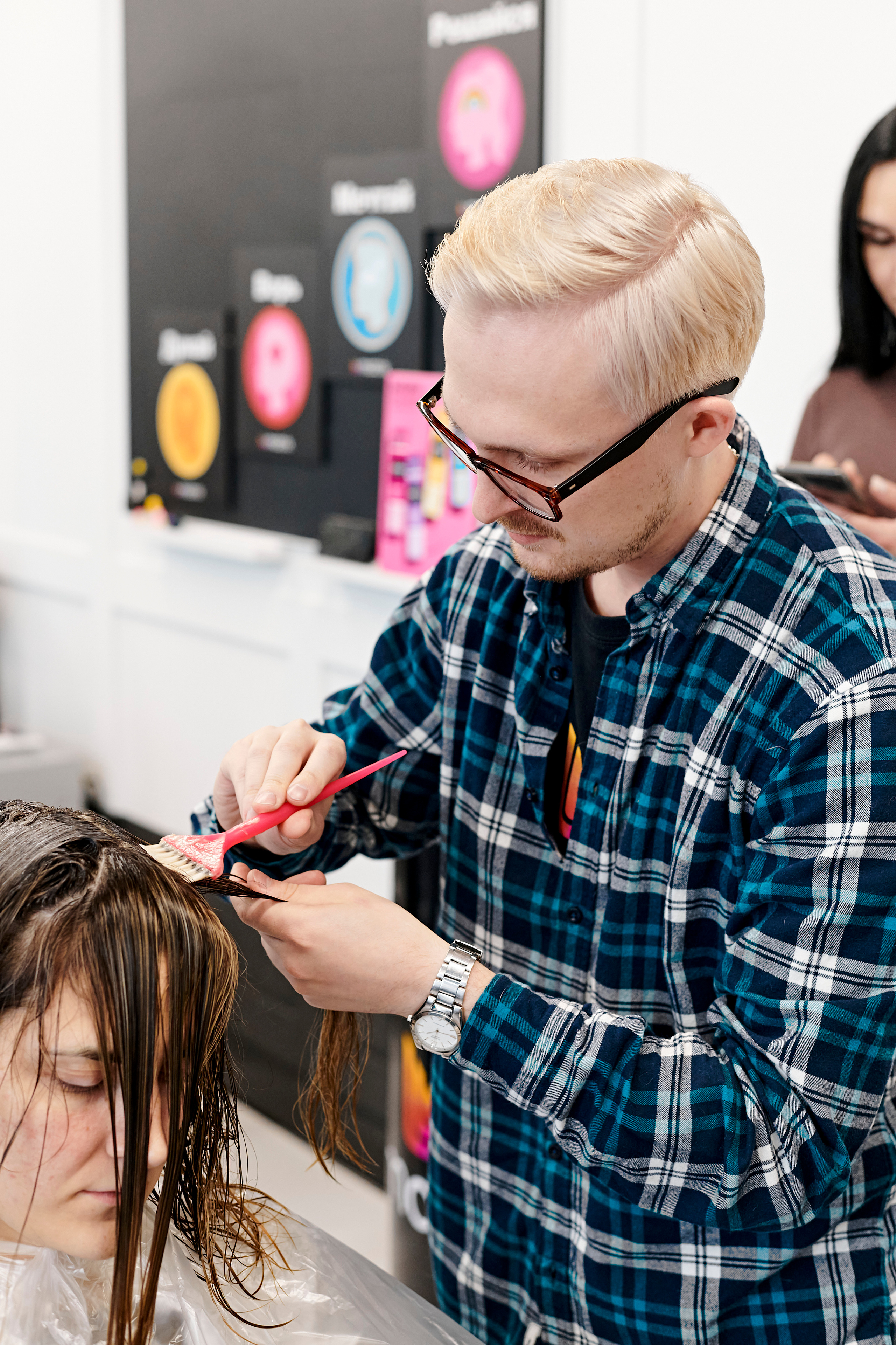 Мастер-класс по окрашиваниям и укладкам от Matrix. Фотограф Постольник Дарья